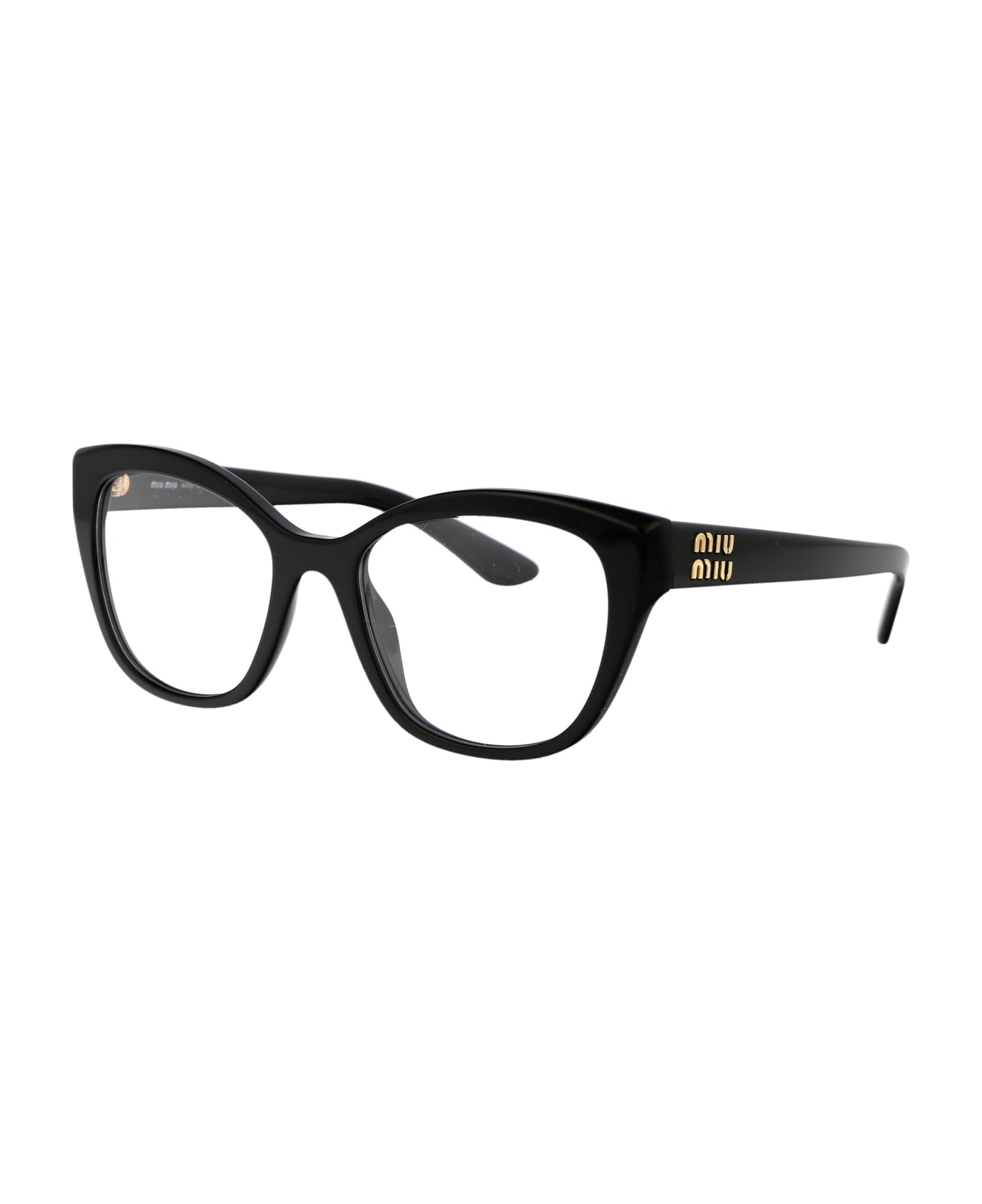 Miu Miu Eyewear 0mu 05xv Glasses - 1AB1O1 BLACK