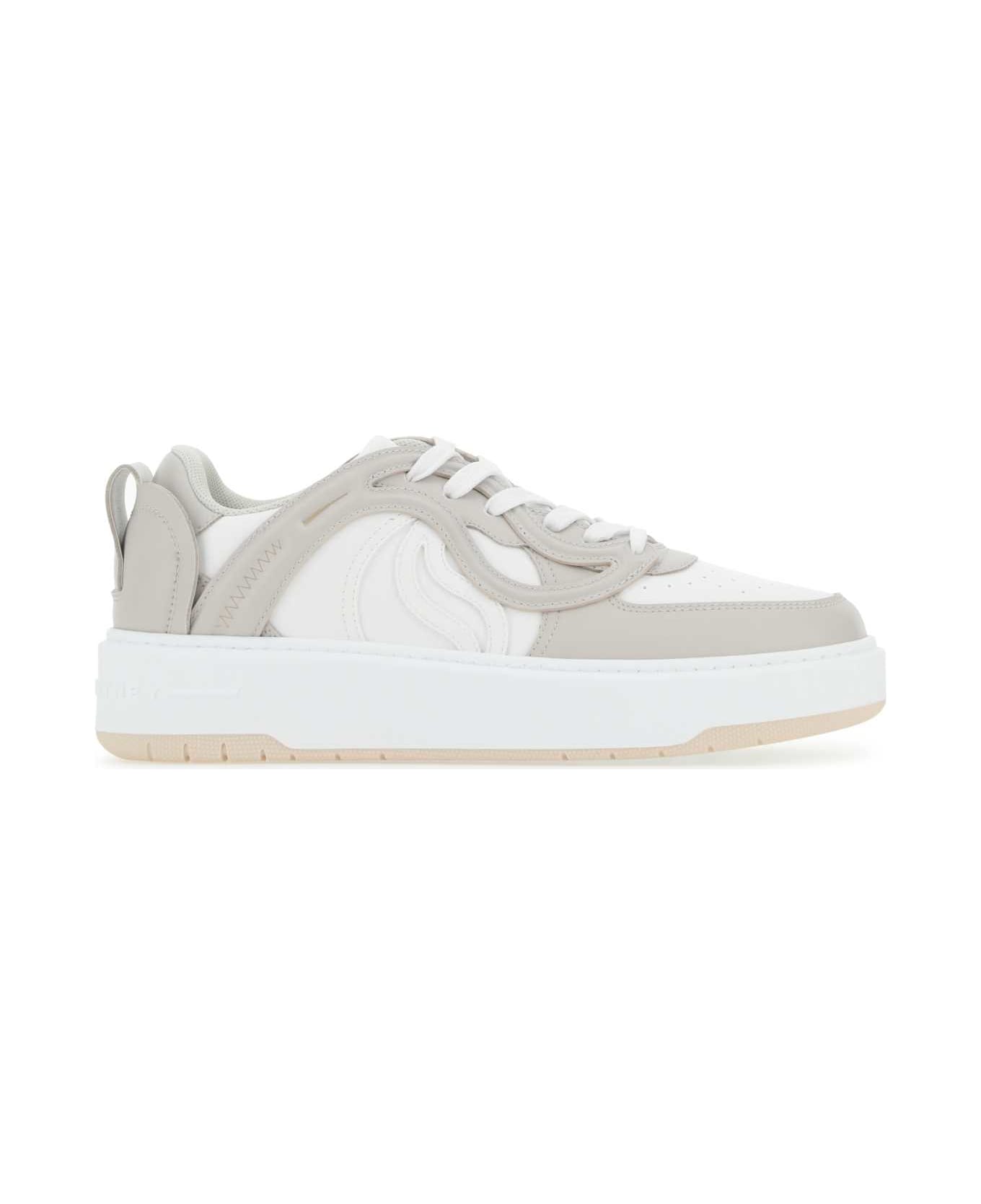Stella McCartney Two-tone Alter Mat S Wave 1 Sneakers - CREAMWHITE