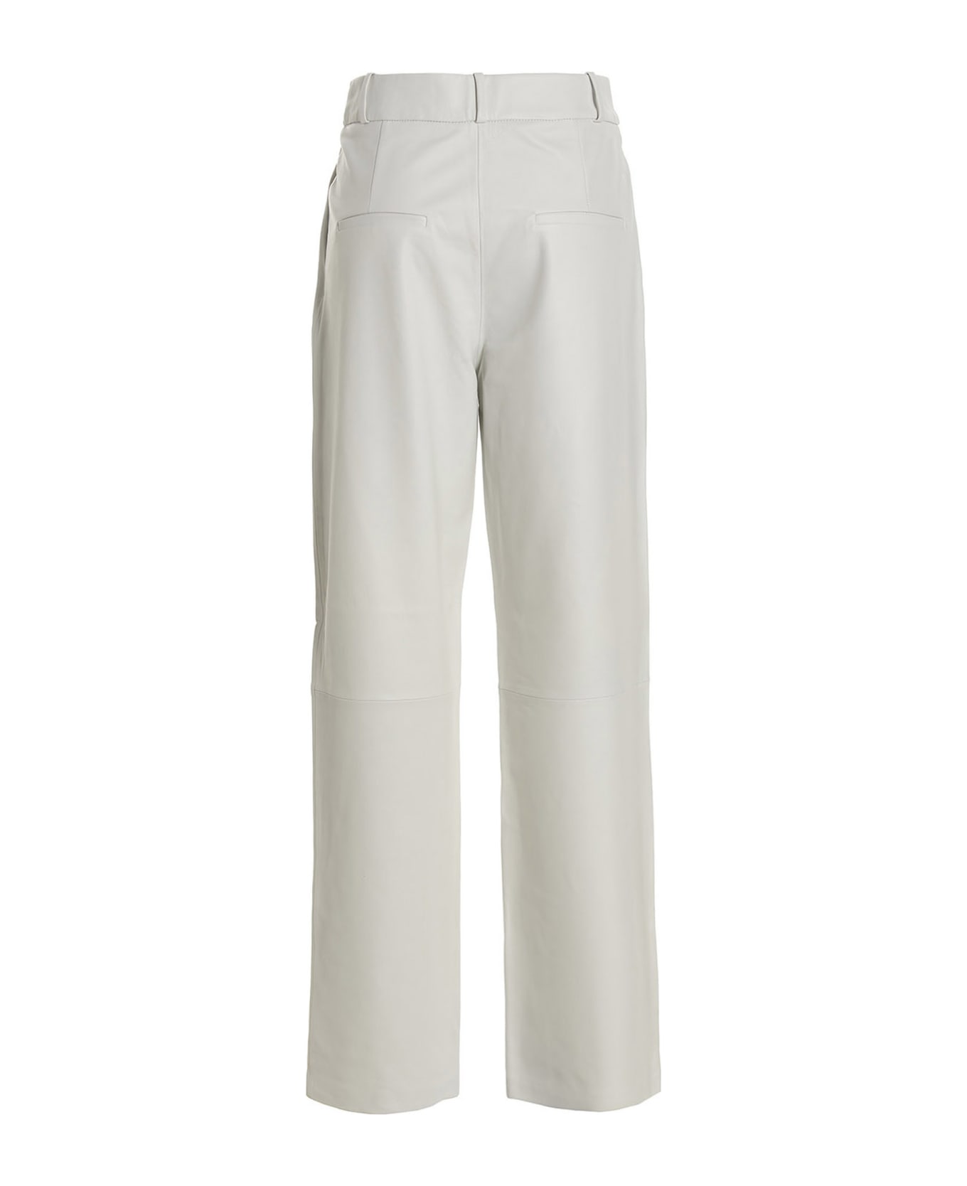 KASSL Editions Leather Pants - White