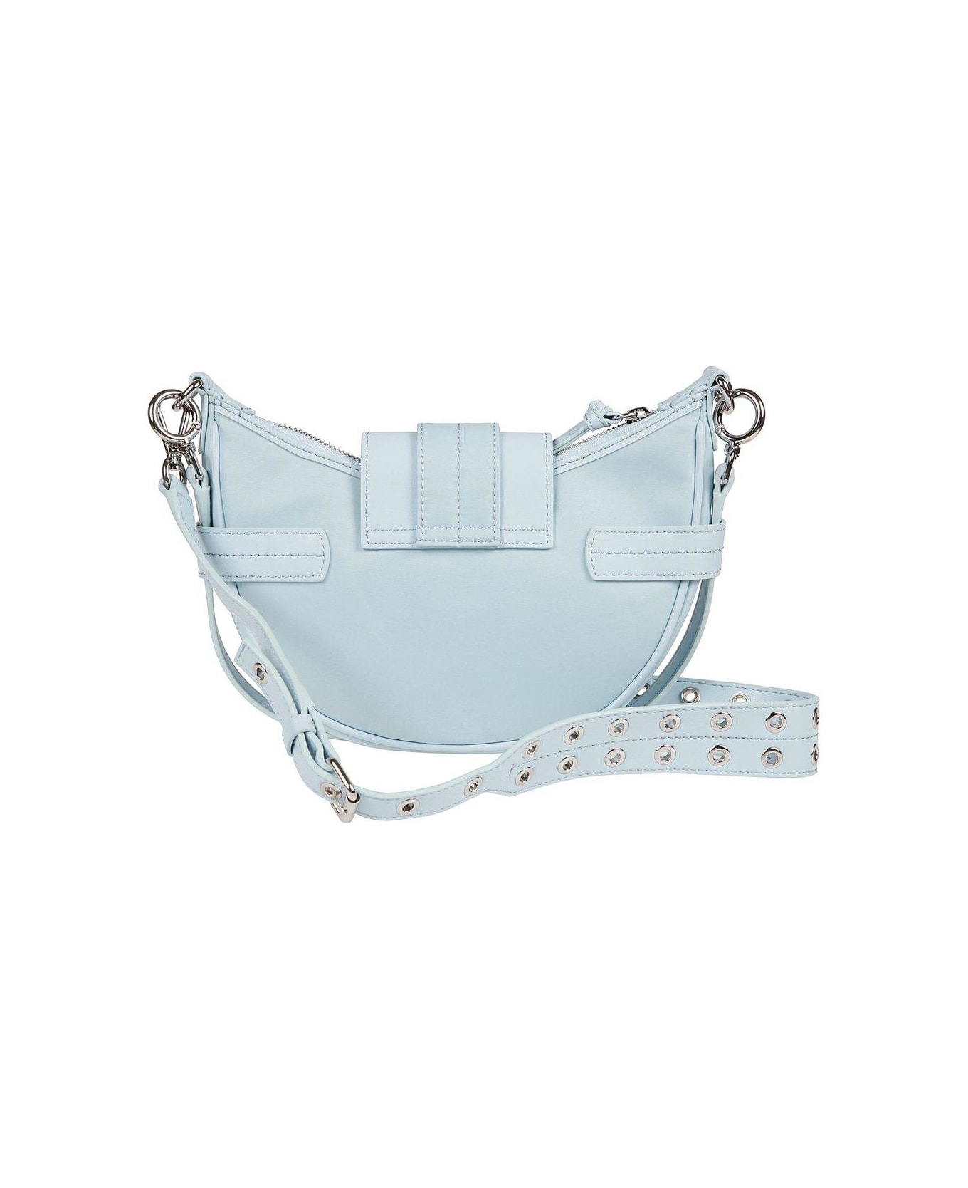 Ganni Bucky Zip-up Small Crossbody Bag - blu