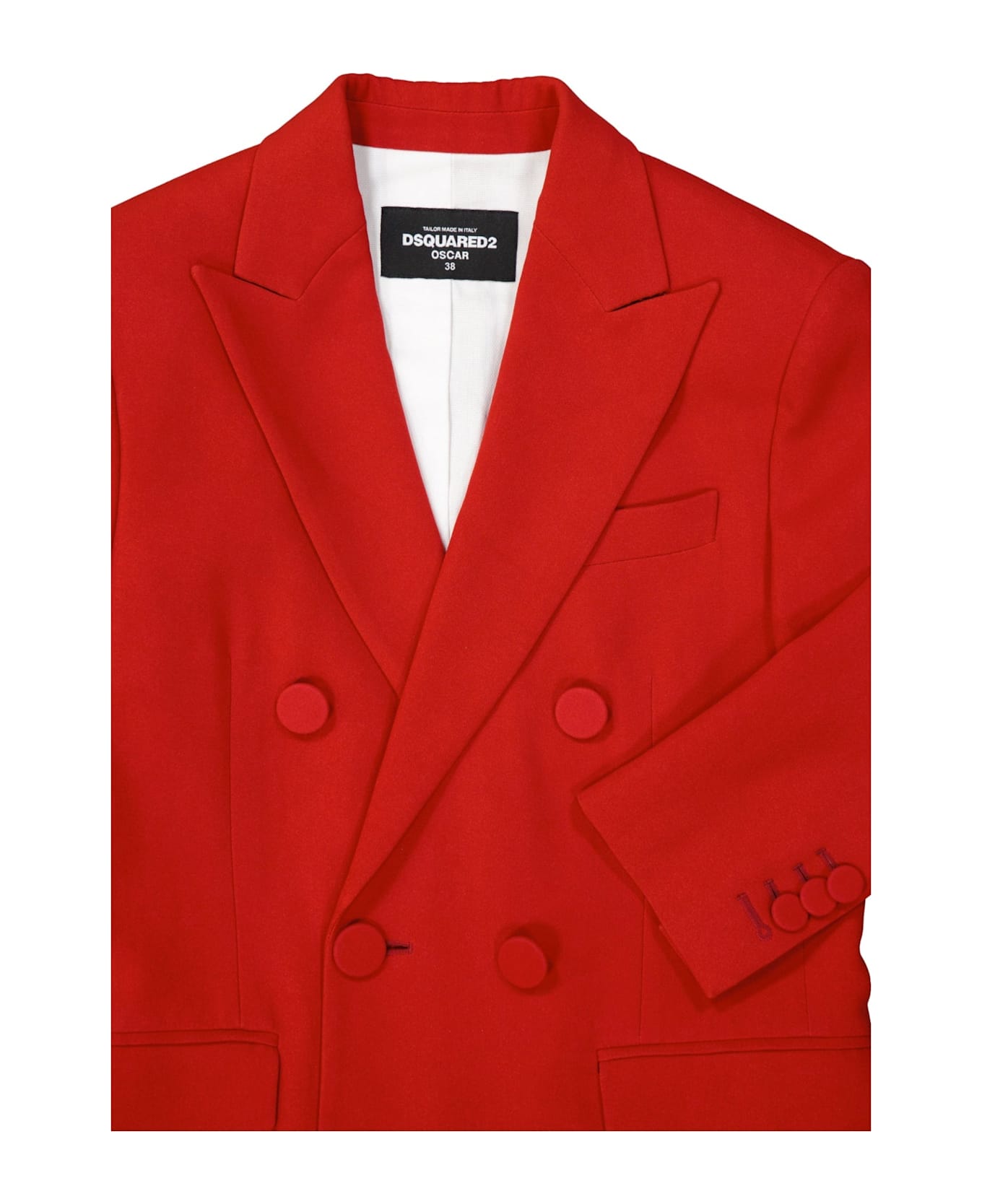 Dsquared2 Double-breasted Jacket - Red