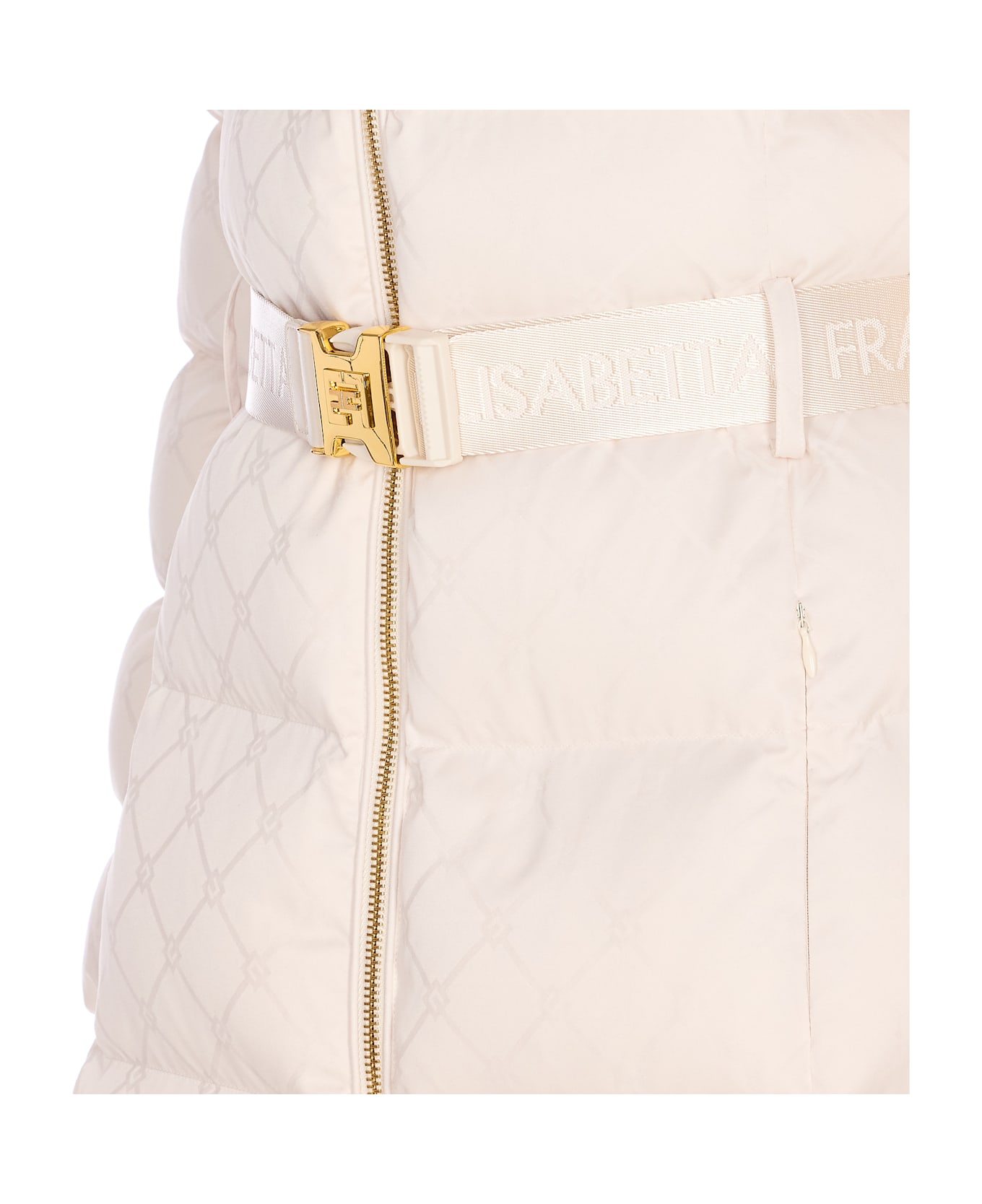 Elisabetta Franchi Padded Coat - White
