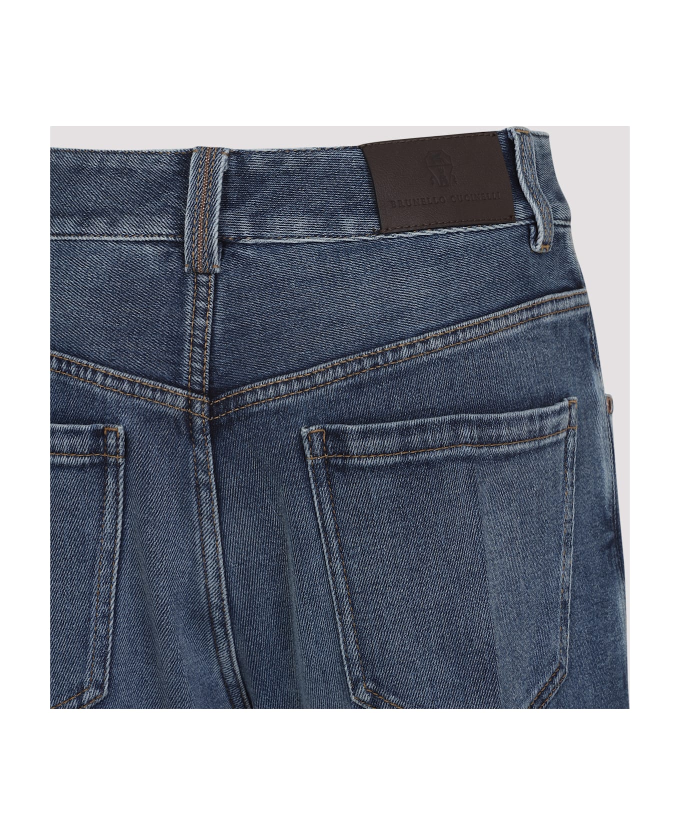 Brunello Cucinelli Cotton Jeans - Essential Blue