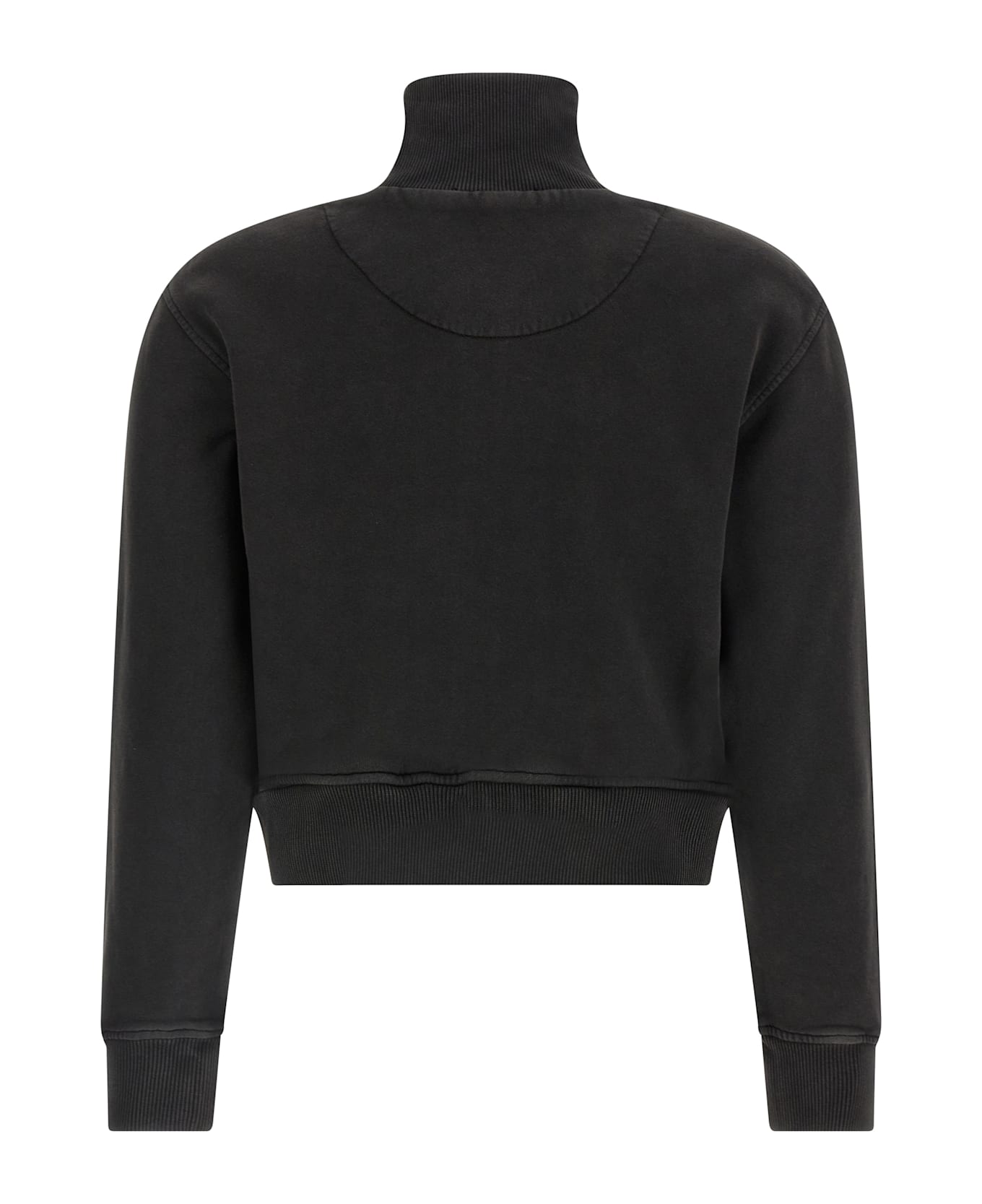 The Attico Zip Sweatshirt - Black  