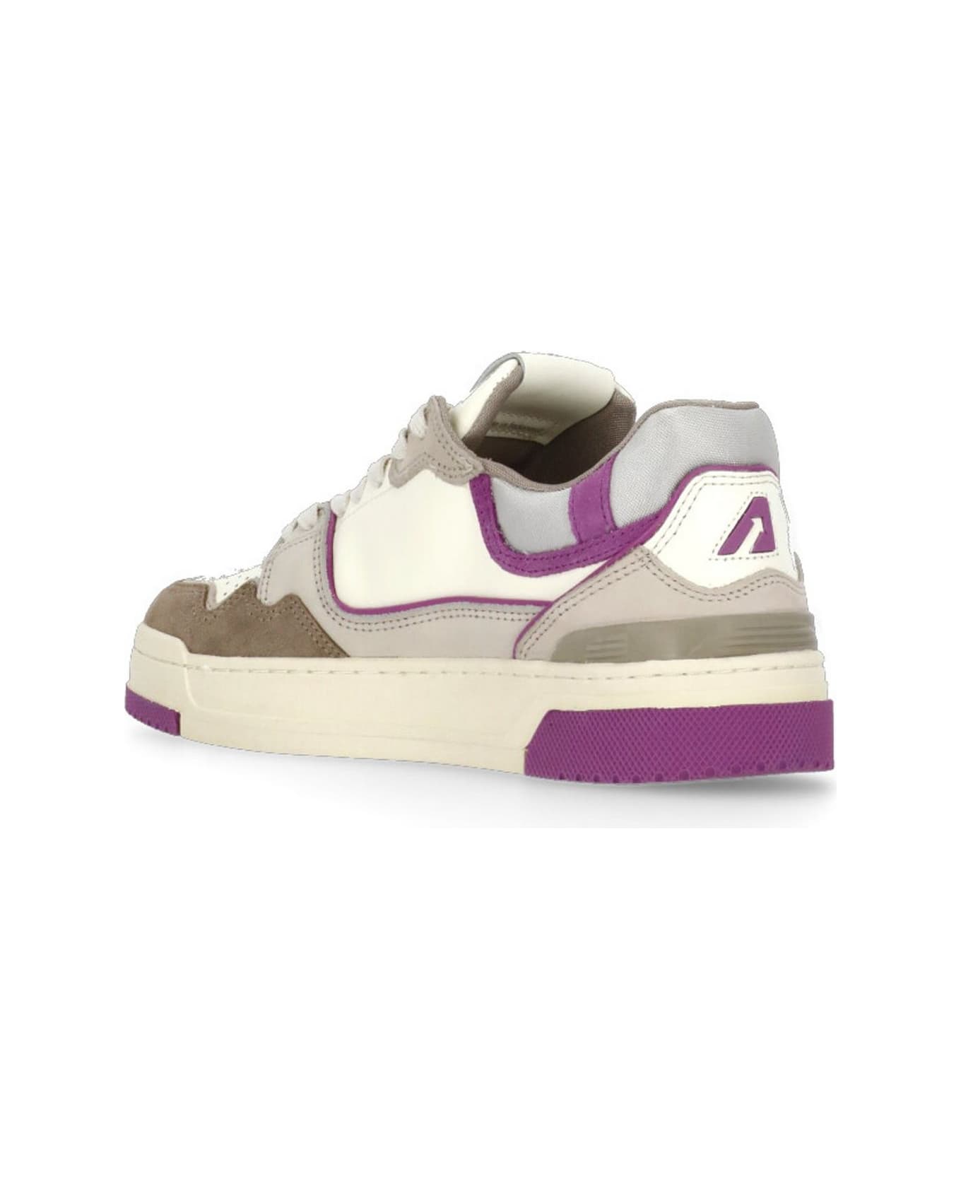 Autry Clc Low Sneakers - SUEDE/NABUK FUCSHIA/TOBACCO