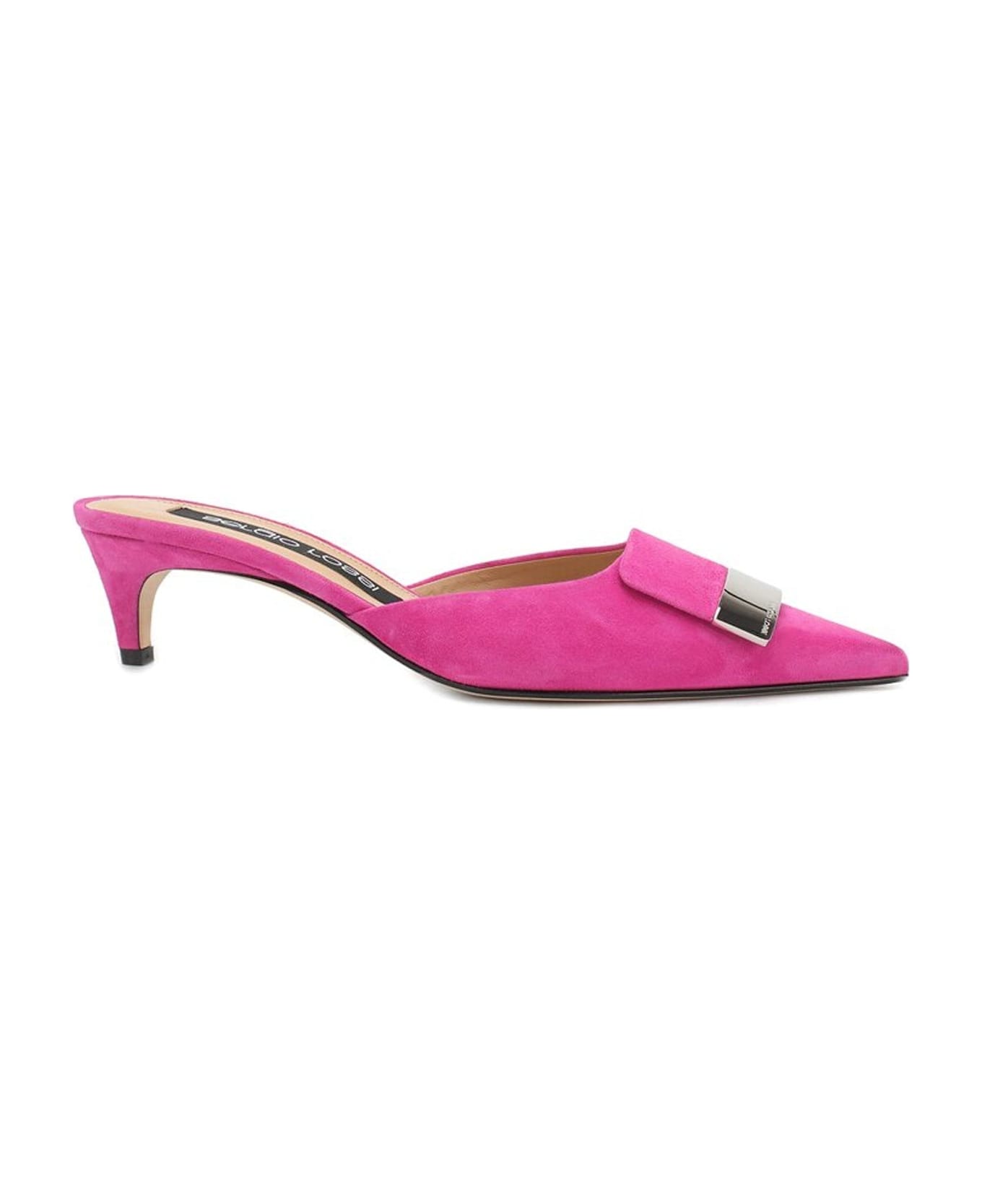 Sergio Rossi Leather Mules - Pink