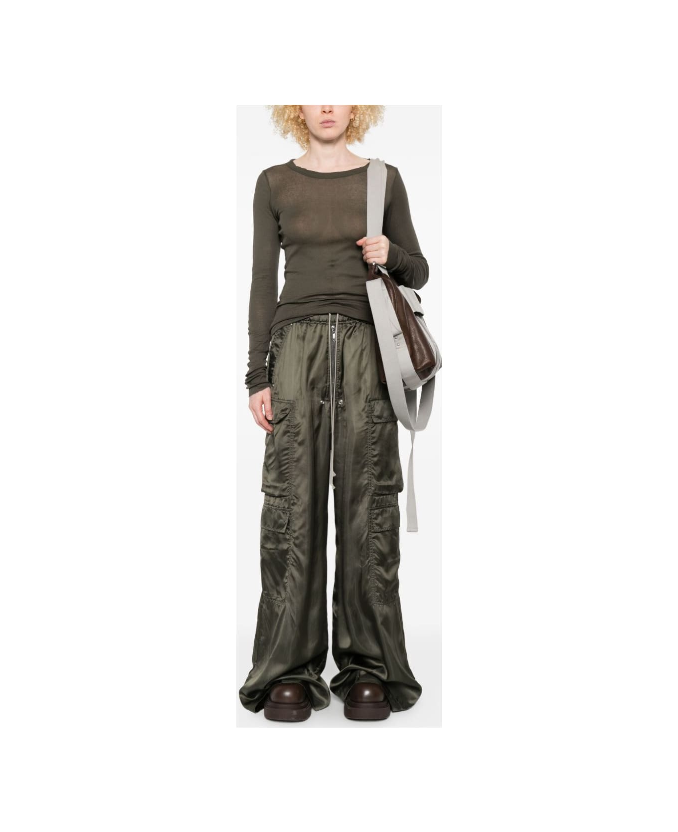 Rick Owens Carco Drawstring Trousers - Green