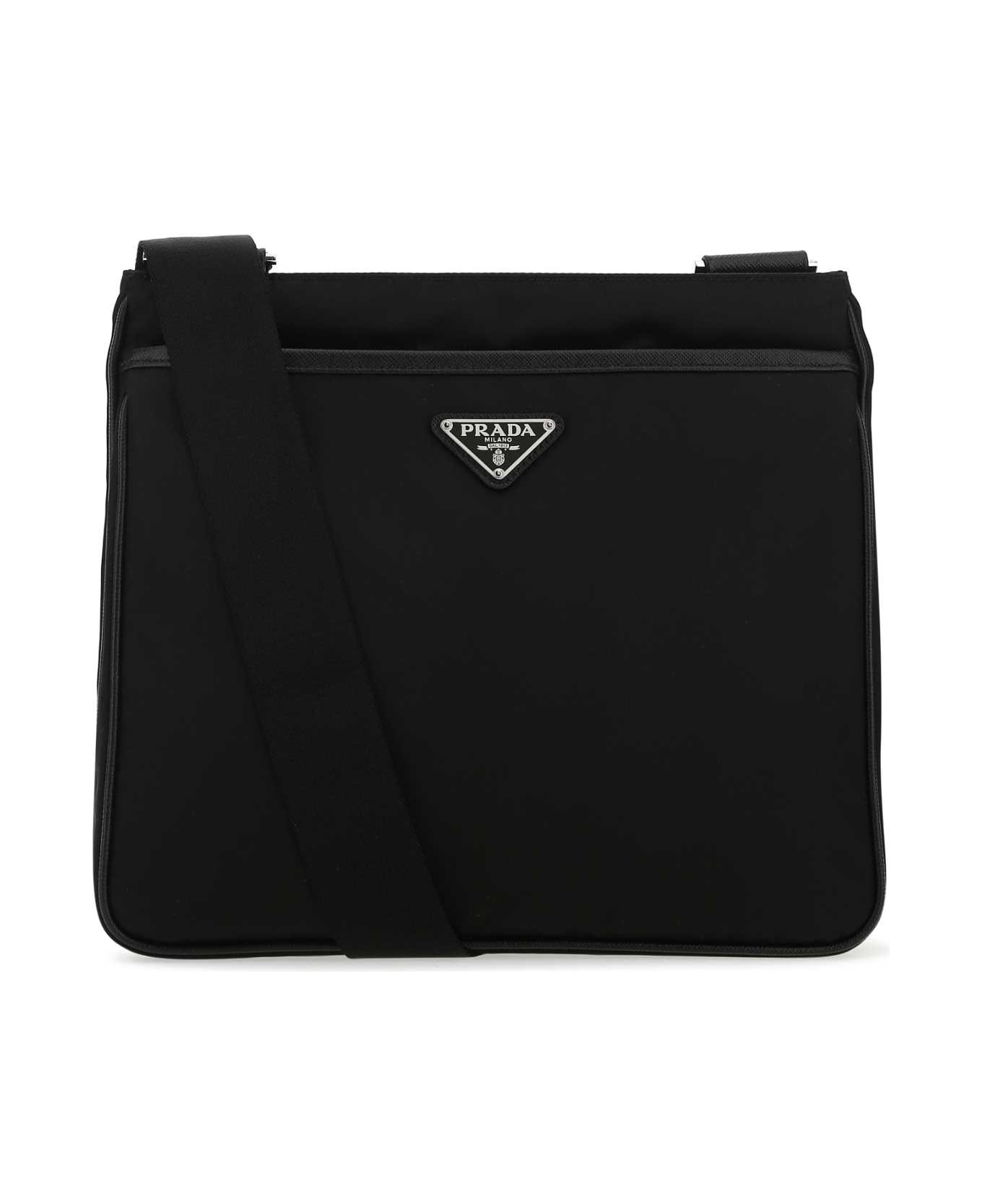 Prada Black Re-nylon Crossbody Bag - F0002 ショルダーバッグ