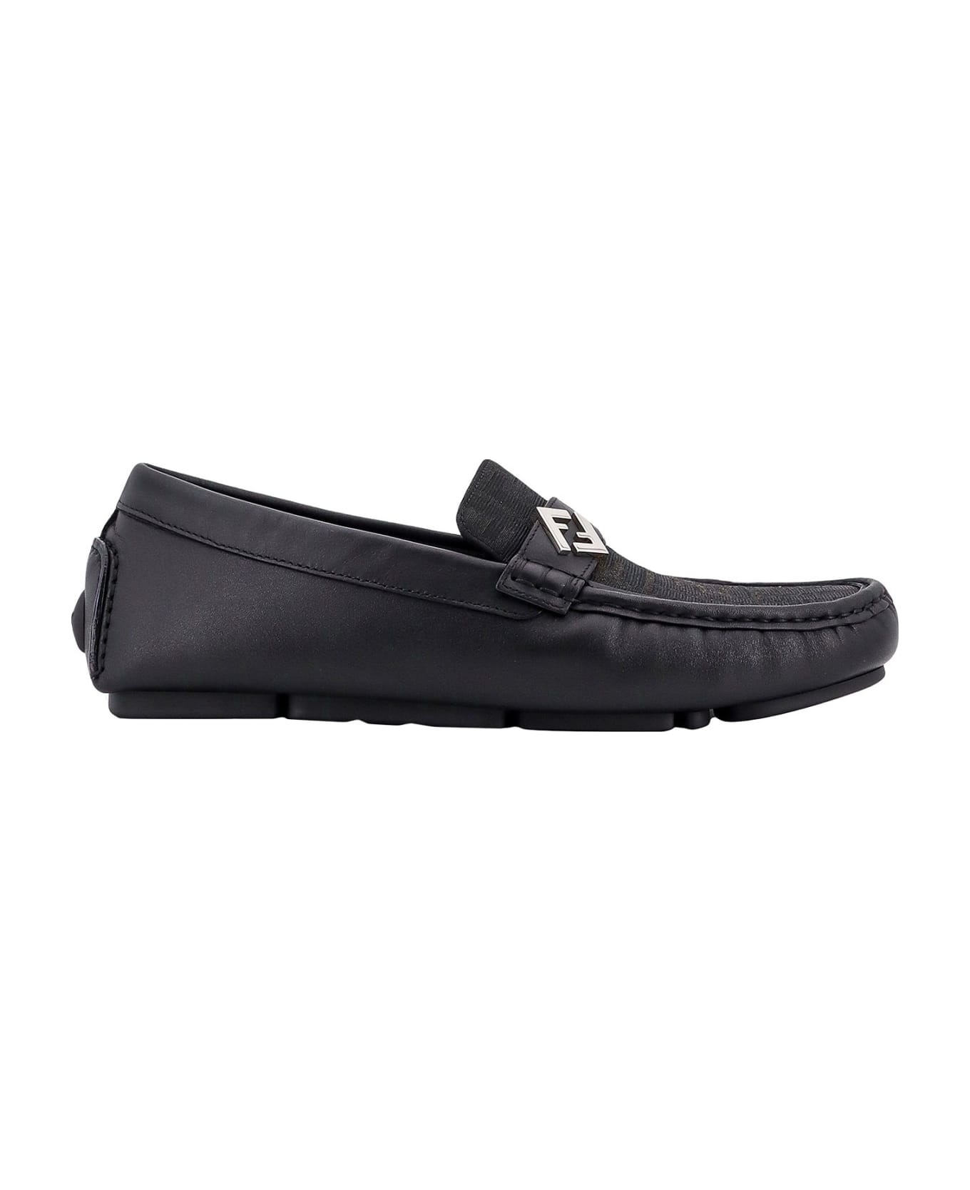 Fendi Ff Squared Loafer - Lqb Tabacco Nero