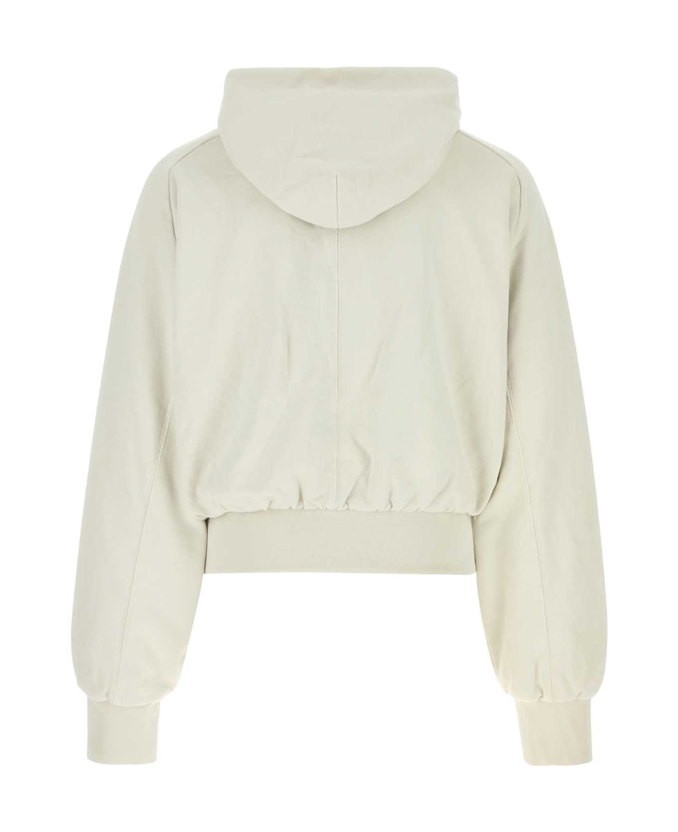 Entire Studios Chalk Cotton Sweatshirt - RICE