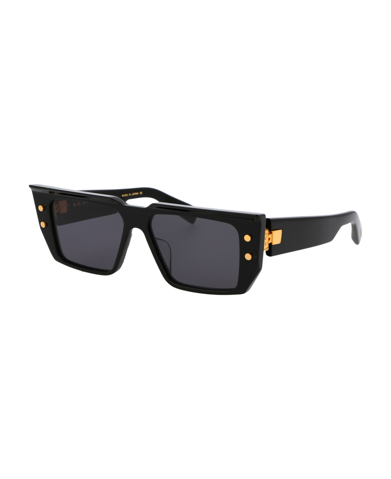 Balmain B - Vi Sunglasses - BLACK GOLD W/ DARK GREY サングラス
