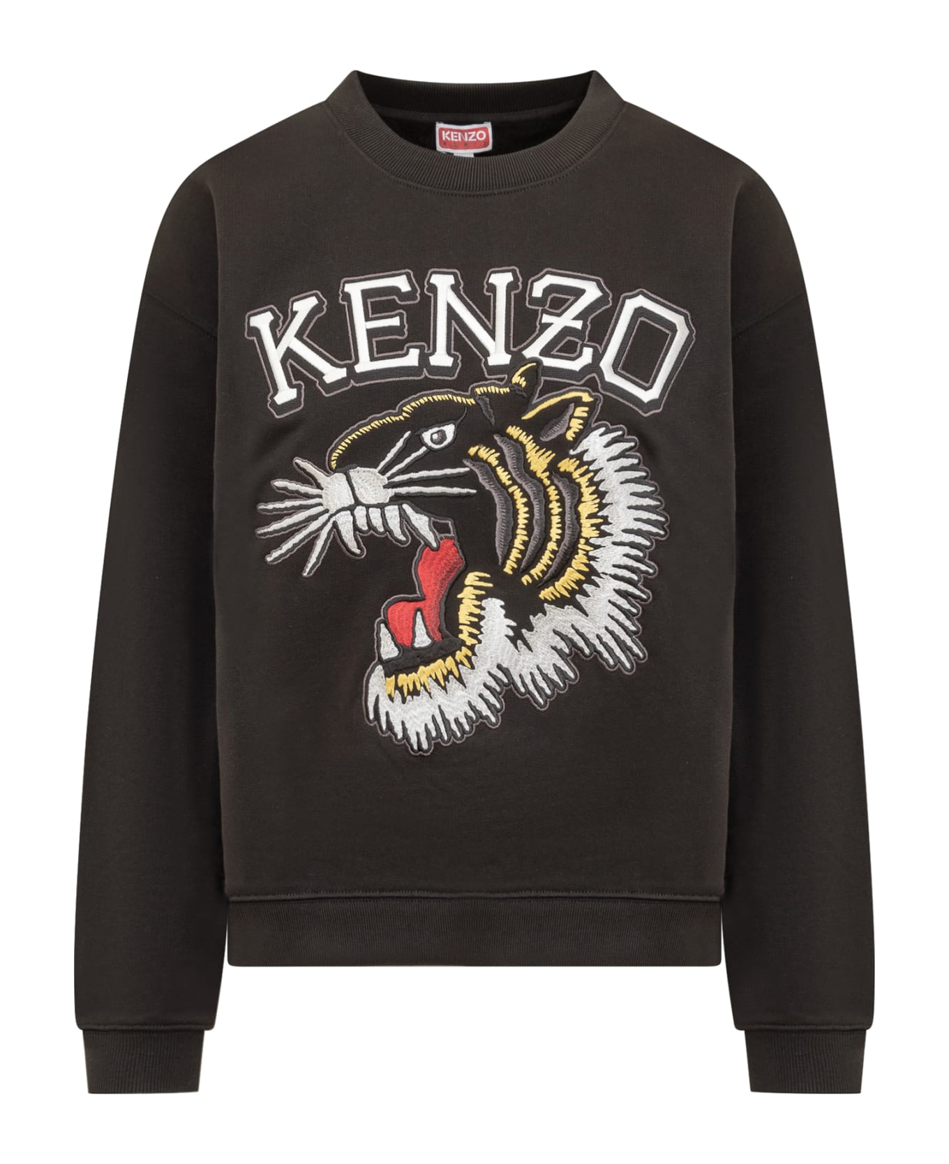 Kenzo Varsity Jungle Crewneck Sweatshirt - Black