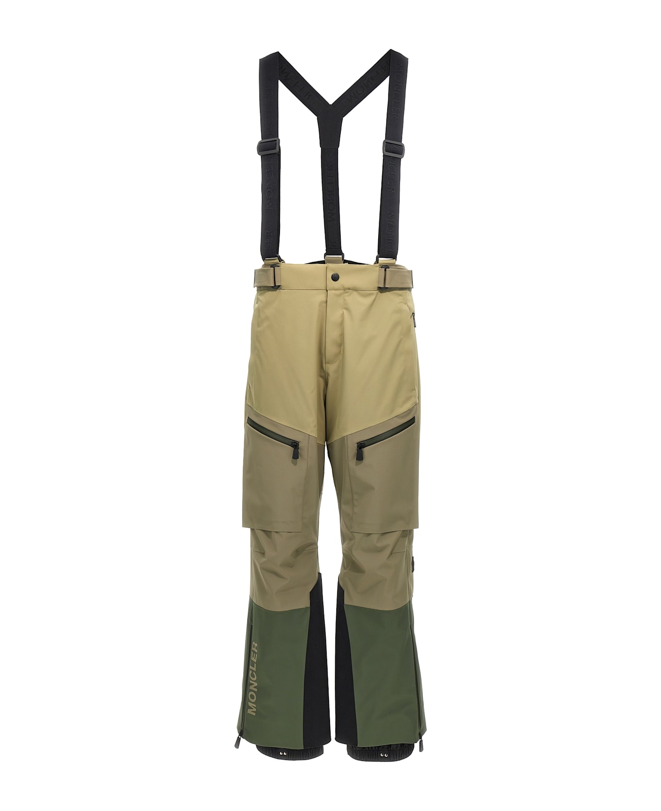 Moncler Grenoble Water Repellent Ski Pants - Green