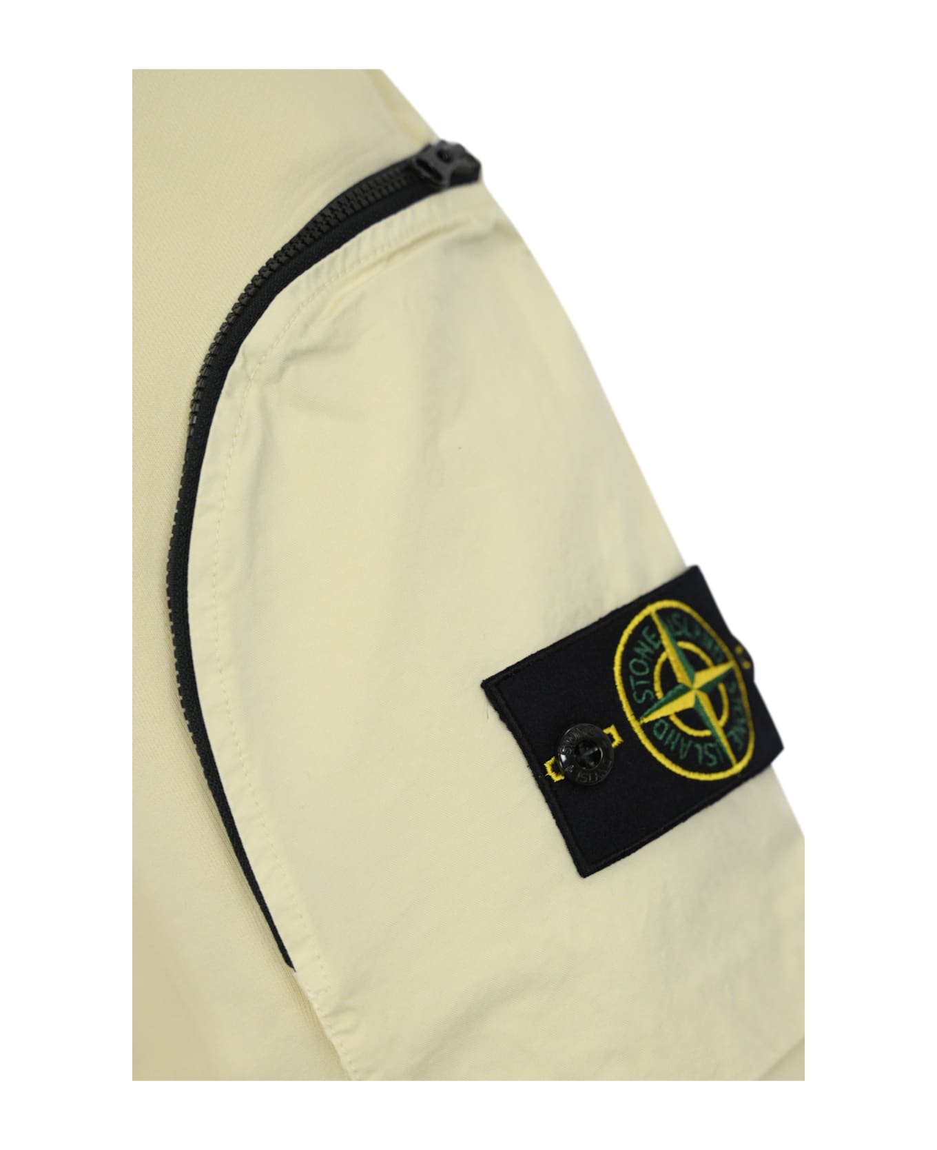 Stone Island Bermuda Cargo 6200002 In Fleece - Oats