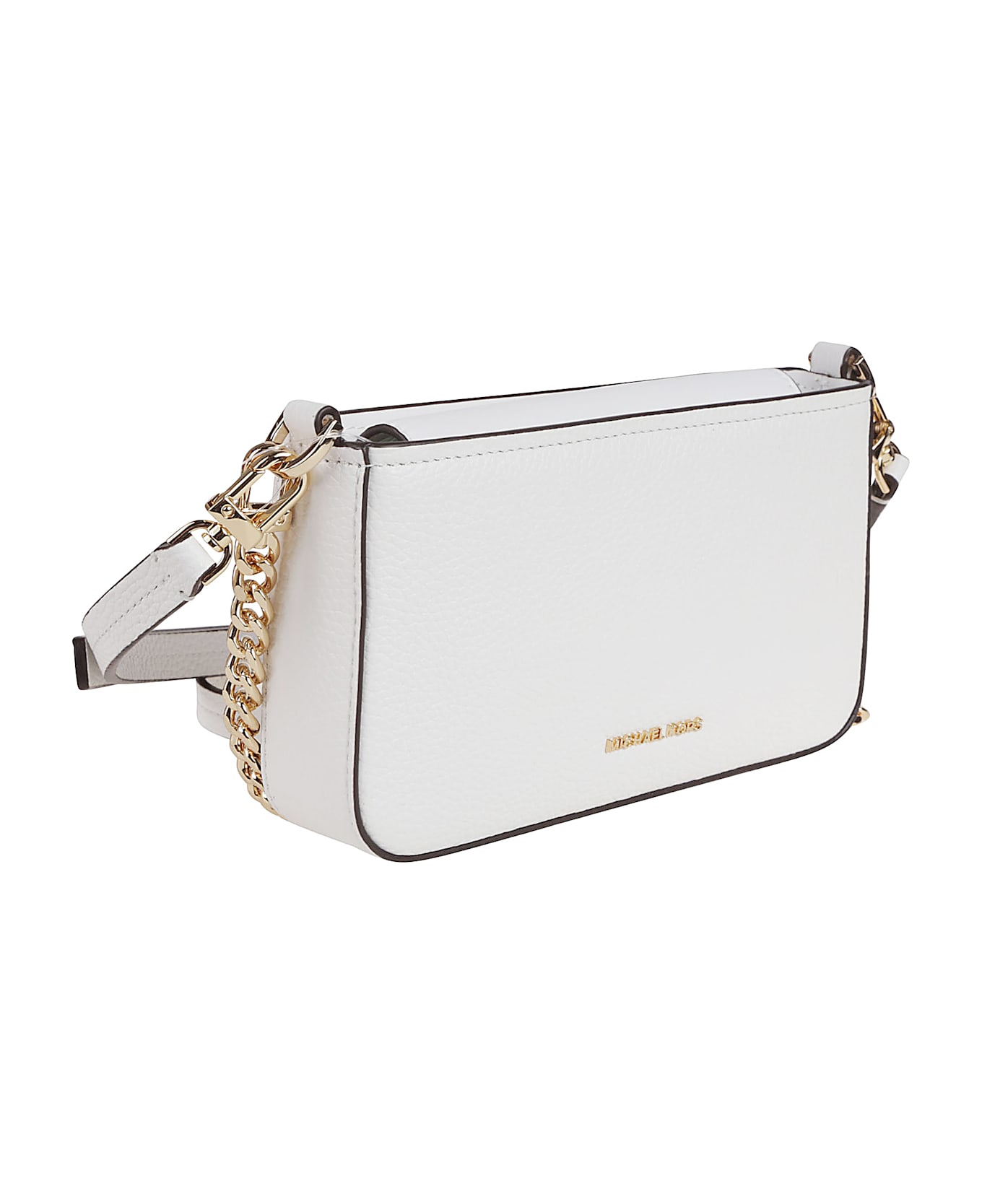 Michael Kors Bryant Small Convertible Crossbody Pouchette Bag - Optic White
