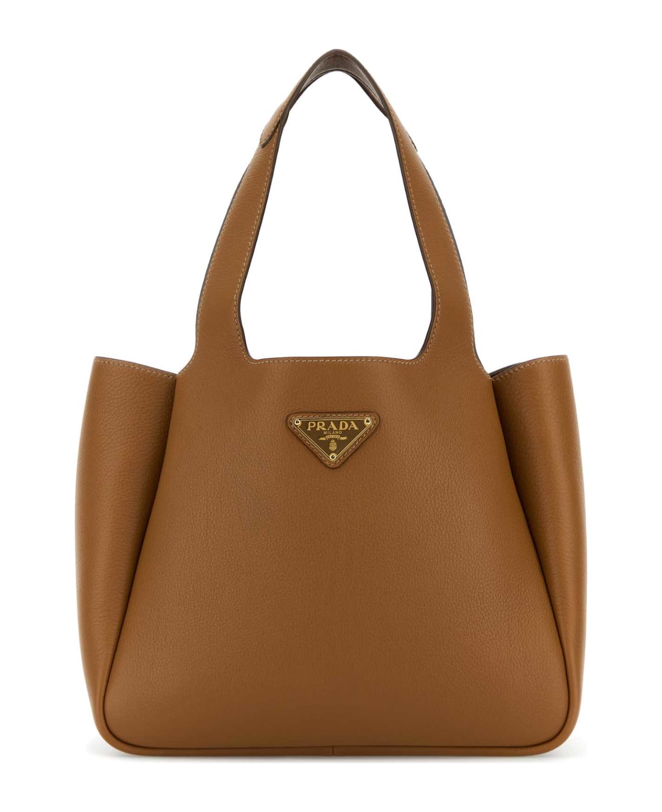 Prada Caramel Leather Handbag - CARAMELLO