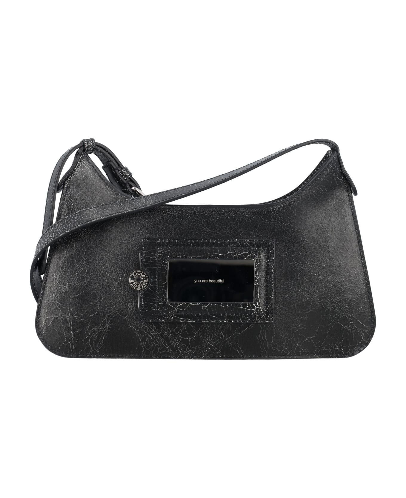 Acne Studios Platt Mini Shoulder Bag - BLACK トートバッグ