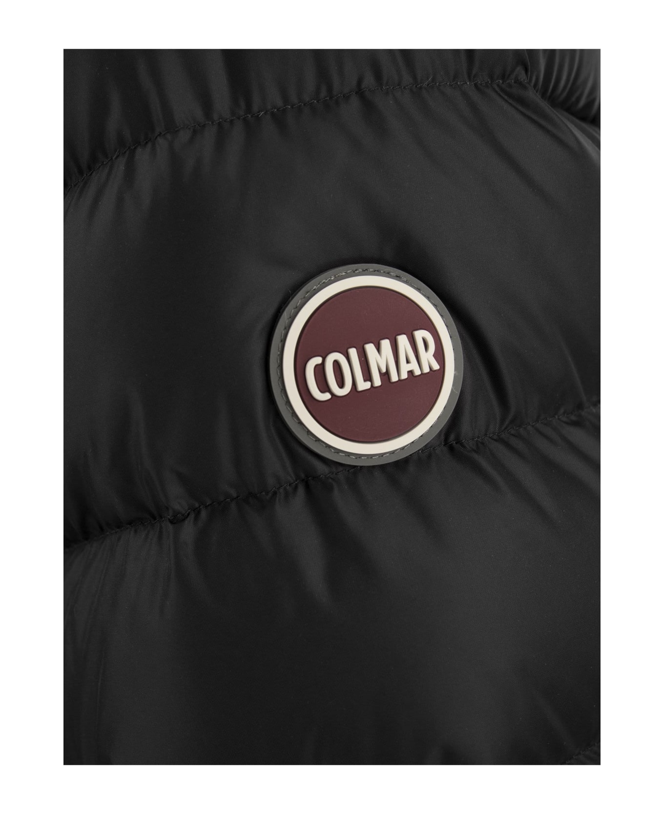 Colmar E-concrete - Hooded Sports Down Jacket Colmar - BLACK