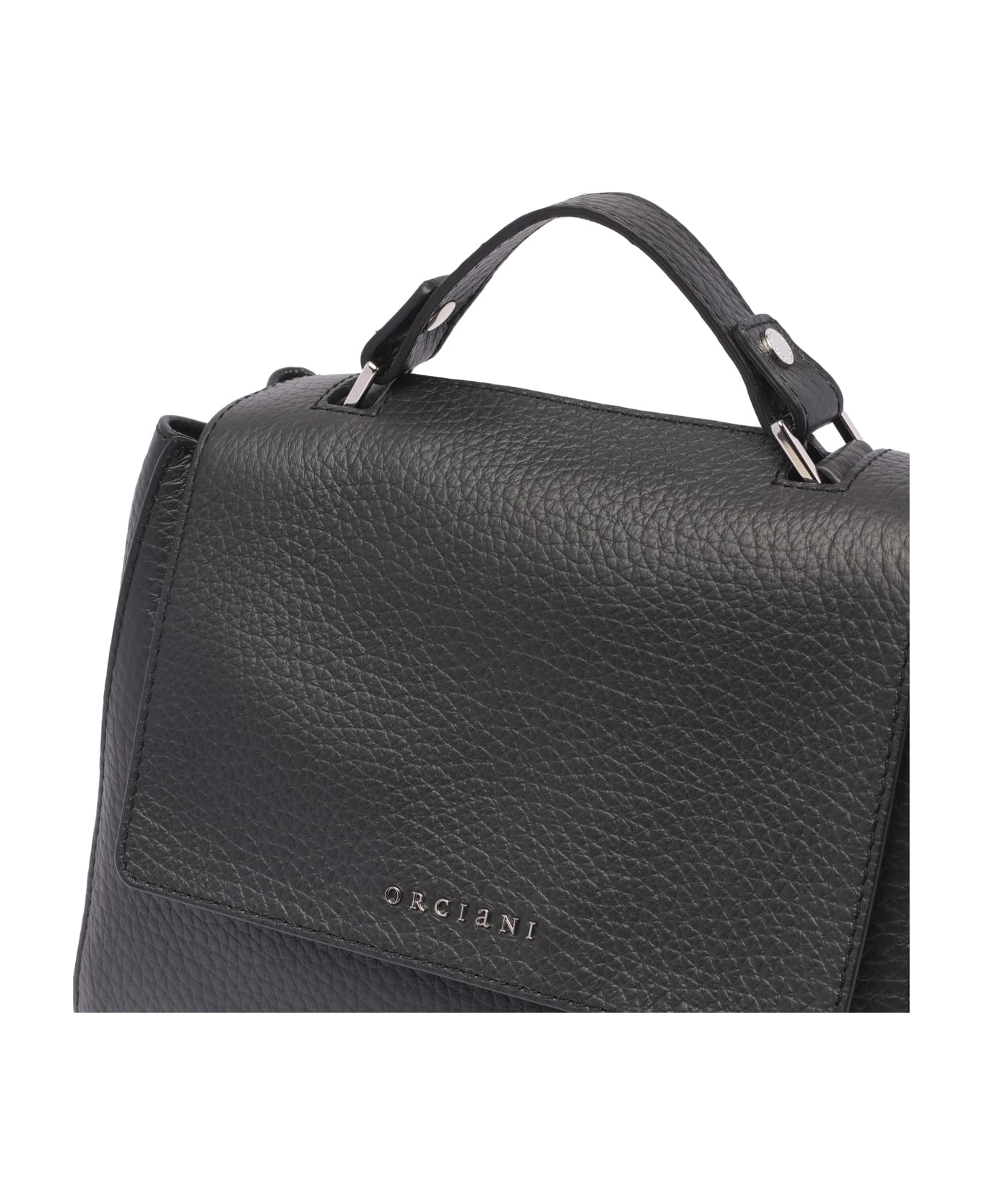Orciani Small Sveva Soft Handbag - Black