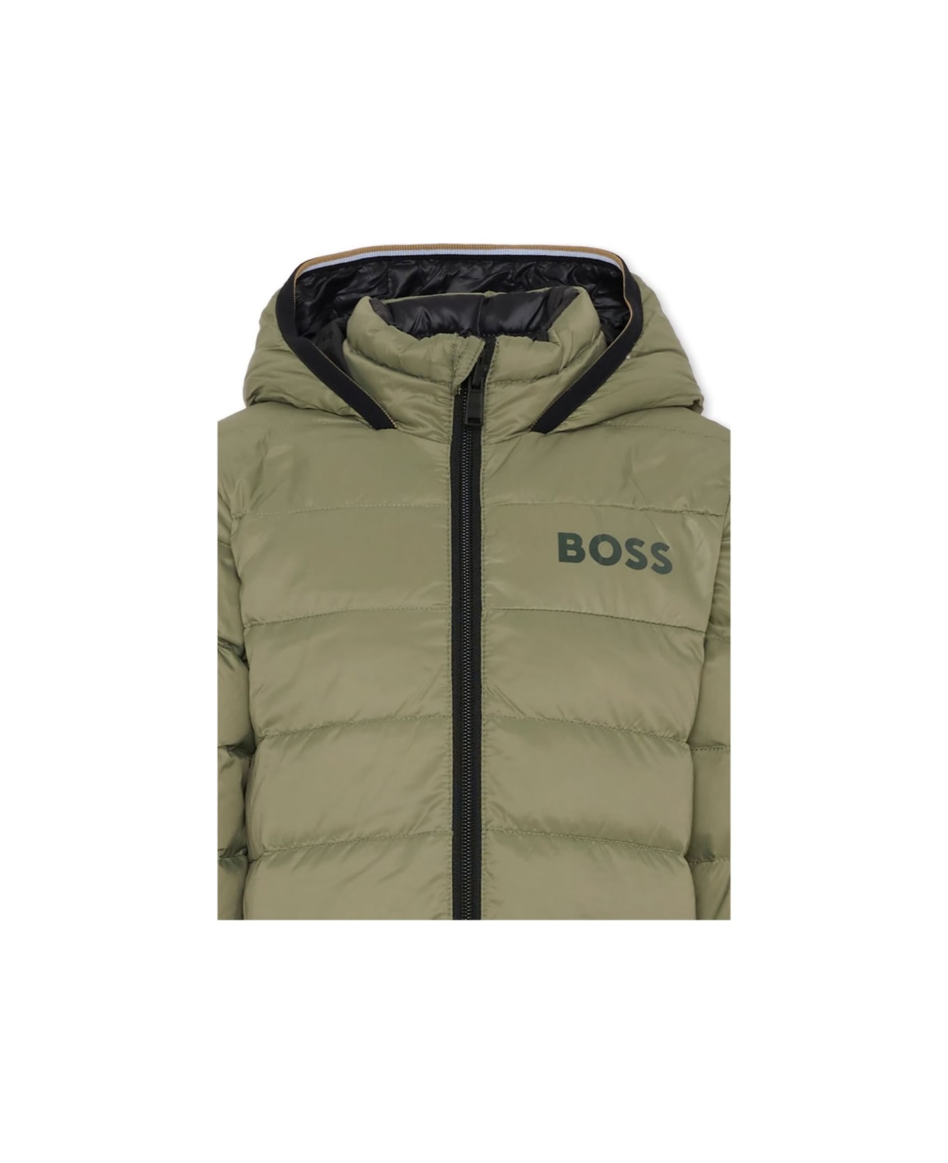 Hugo Boss Reversible Down Jacket - BROWN