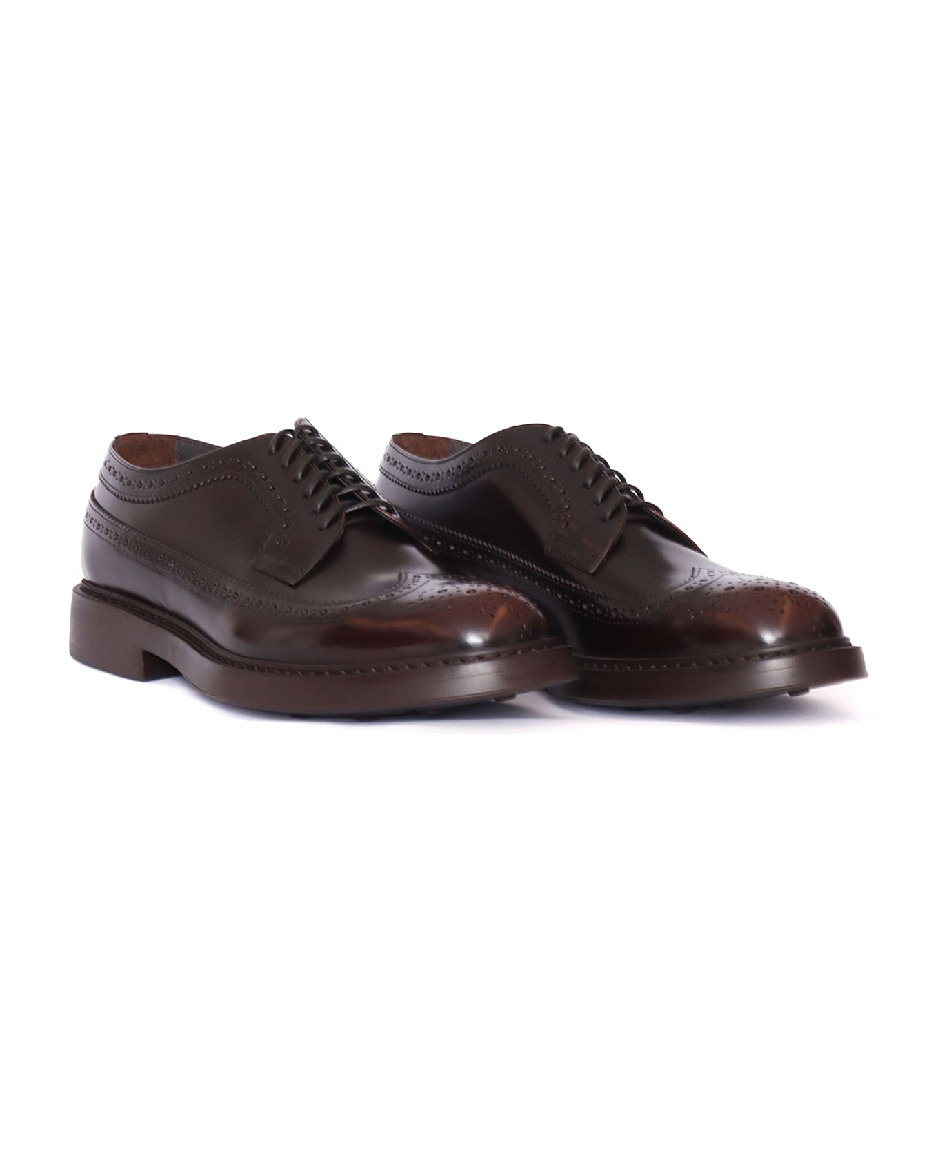 Doucal's Derby Shoes - BROWN