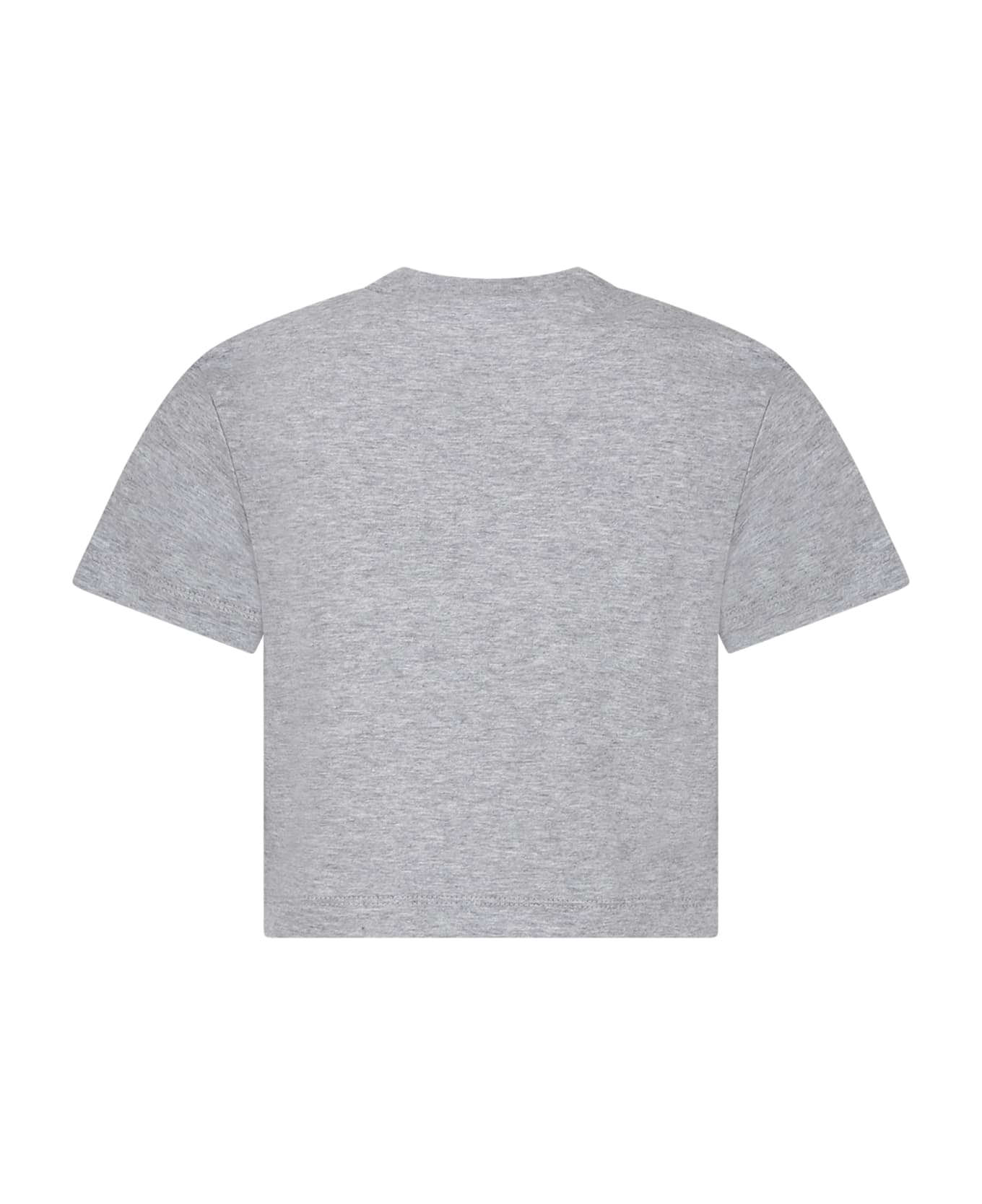 Marni Grey T-shirt For Girl With Logo - Grey