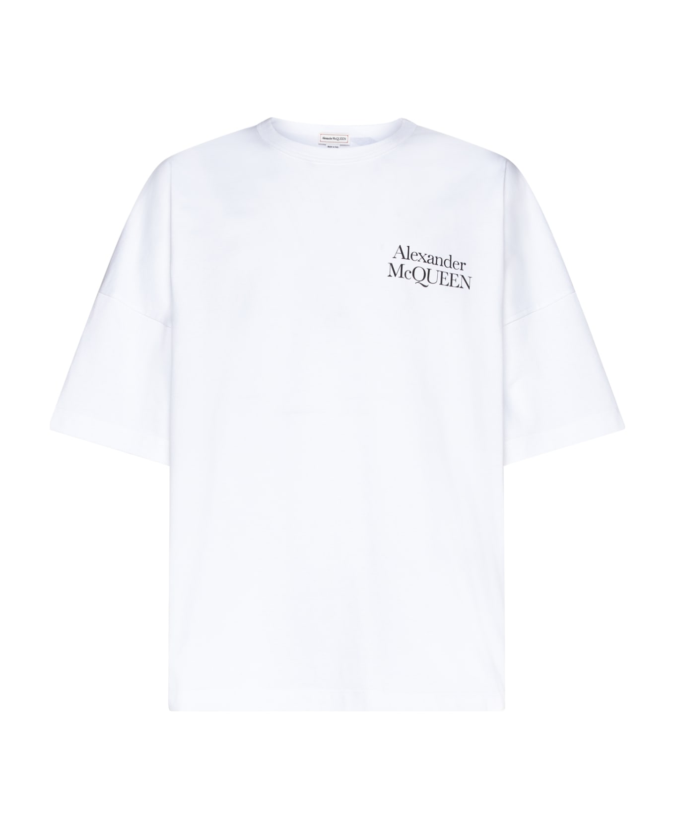 Alexander McQueen Oversize Logo T-shirt - White