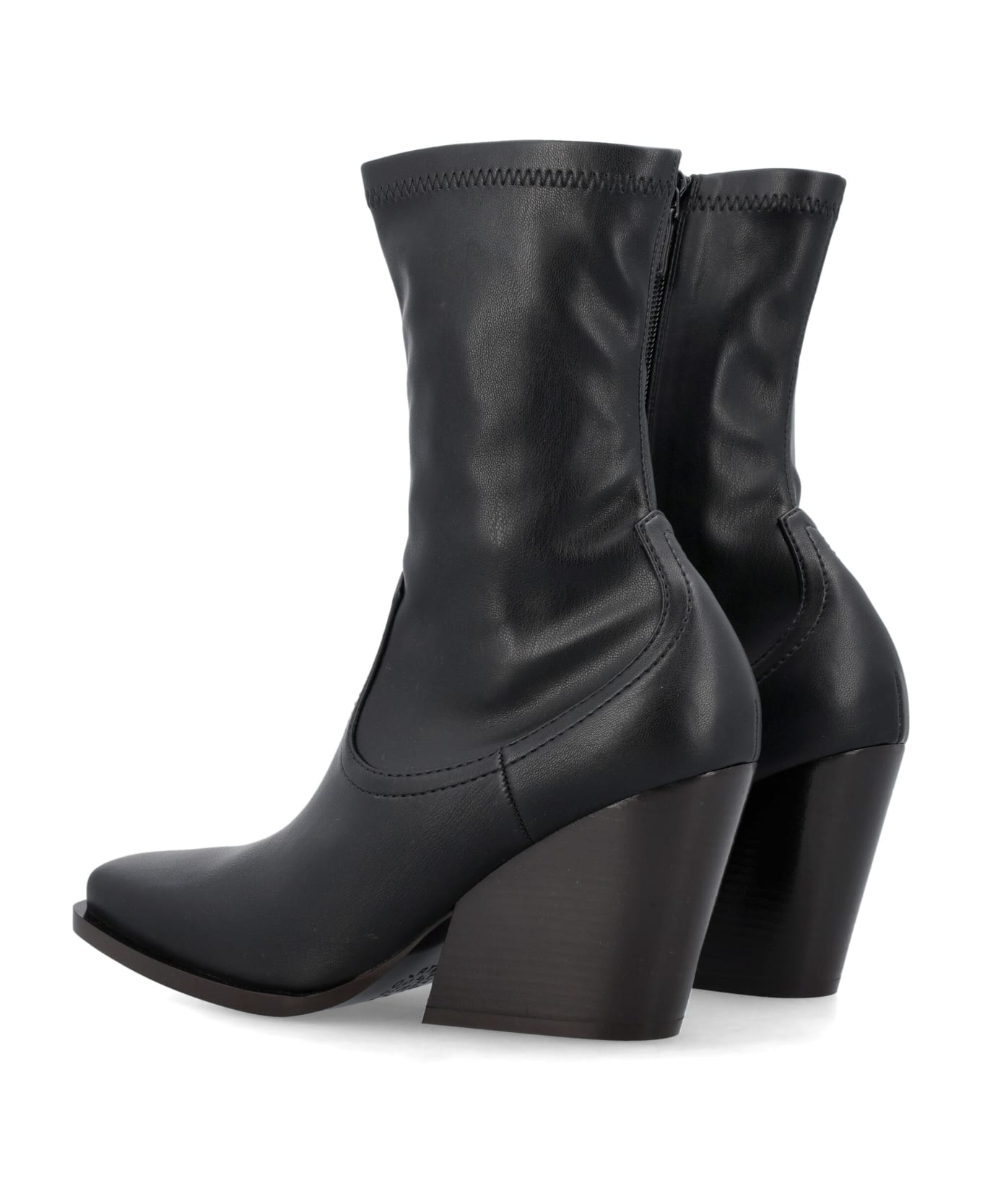 Stella McCartney Cowboy Ankle Boots - Nero