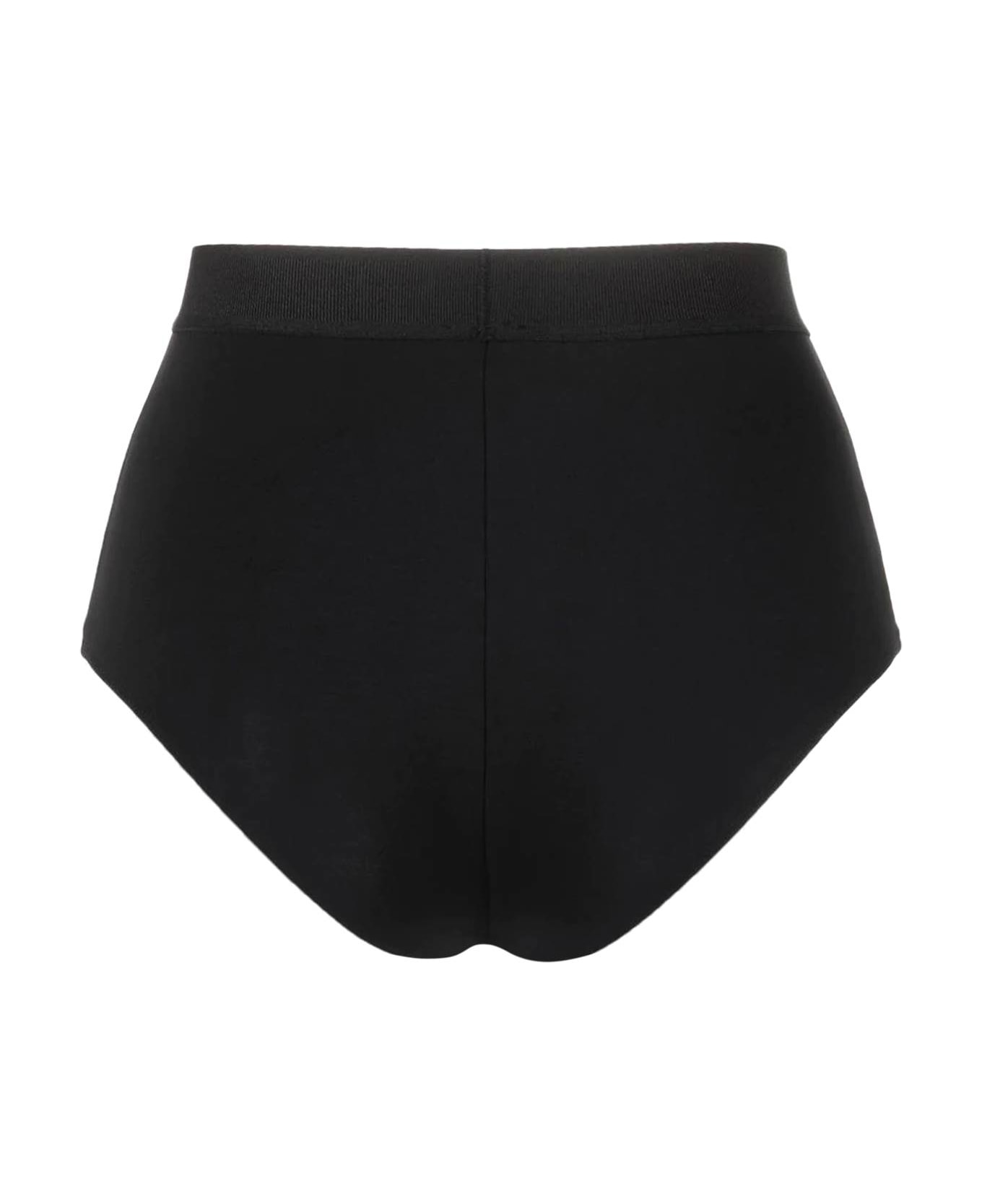 Tom Ford High-waisted Underwear Briefs With Logo Band - Black