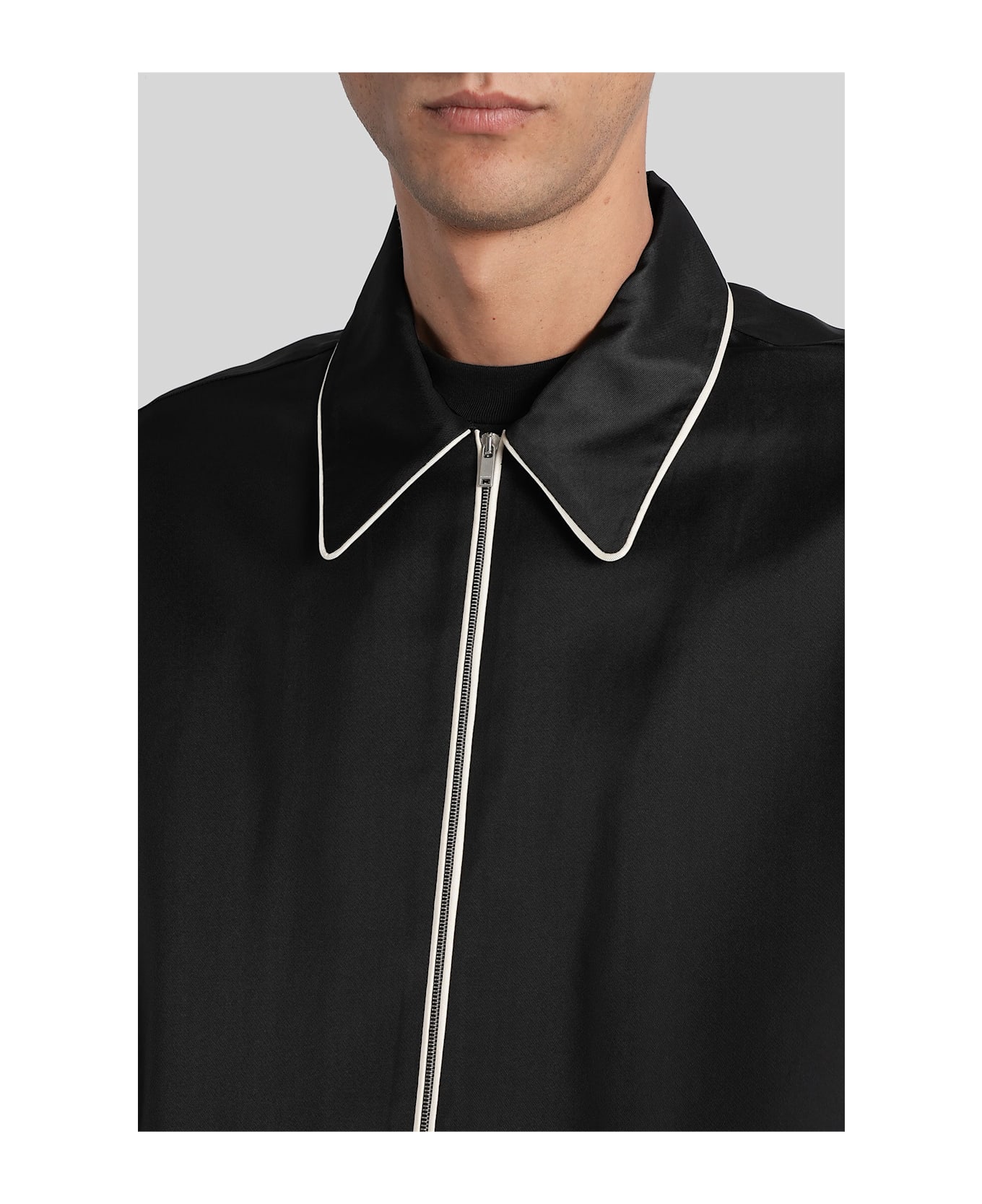 Jil Sander Shirt 171 Shirt In Black Viscose - black