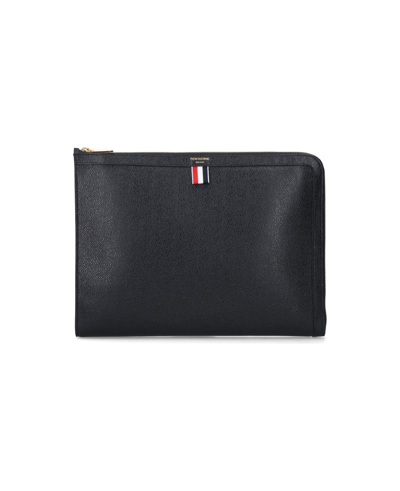 Thom Browne - Front Logo Briefcase - Black  