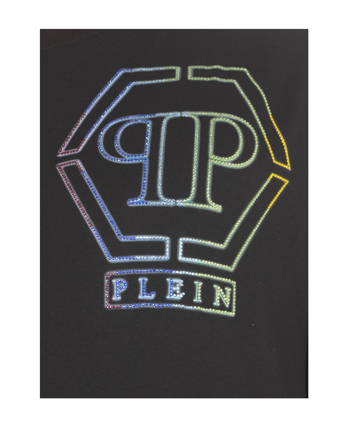 Philipp Plein V-neck Ss T-shirt - black