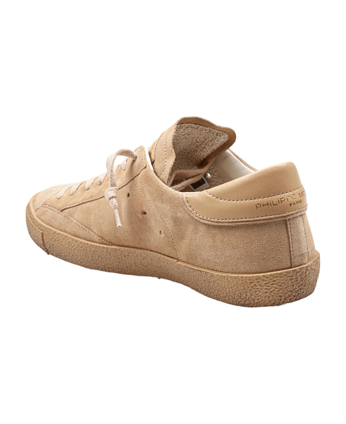 Philippe Model Prsx Sneakers In Beige Suede - BEIGE