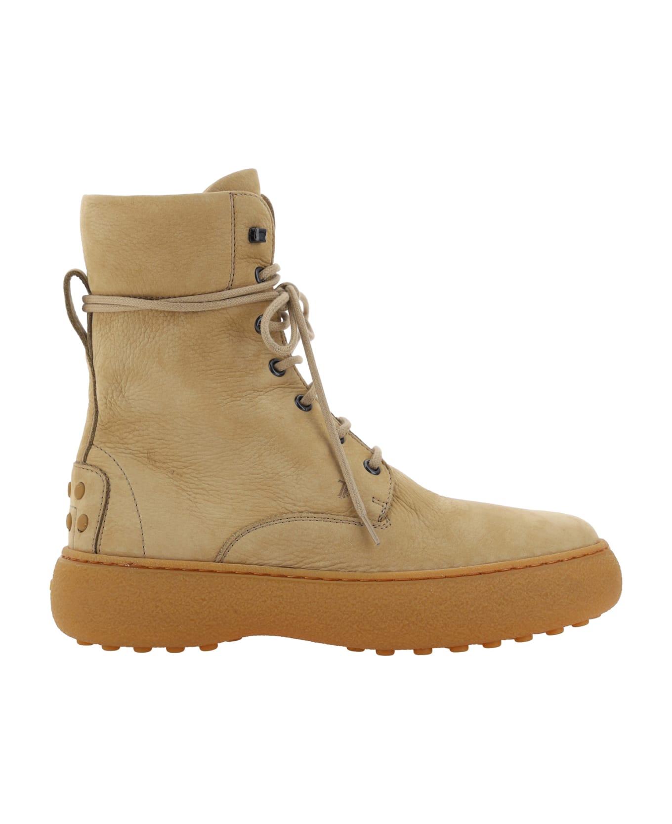 Tod
s Lace-up Ankle Boot - NEUTRALS