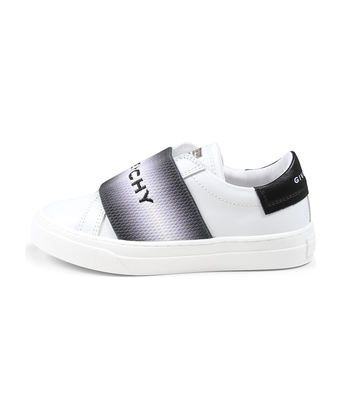 Givenchy White Sneakers For Kids With Logo - White