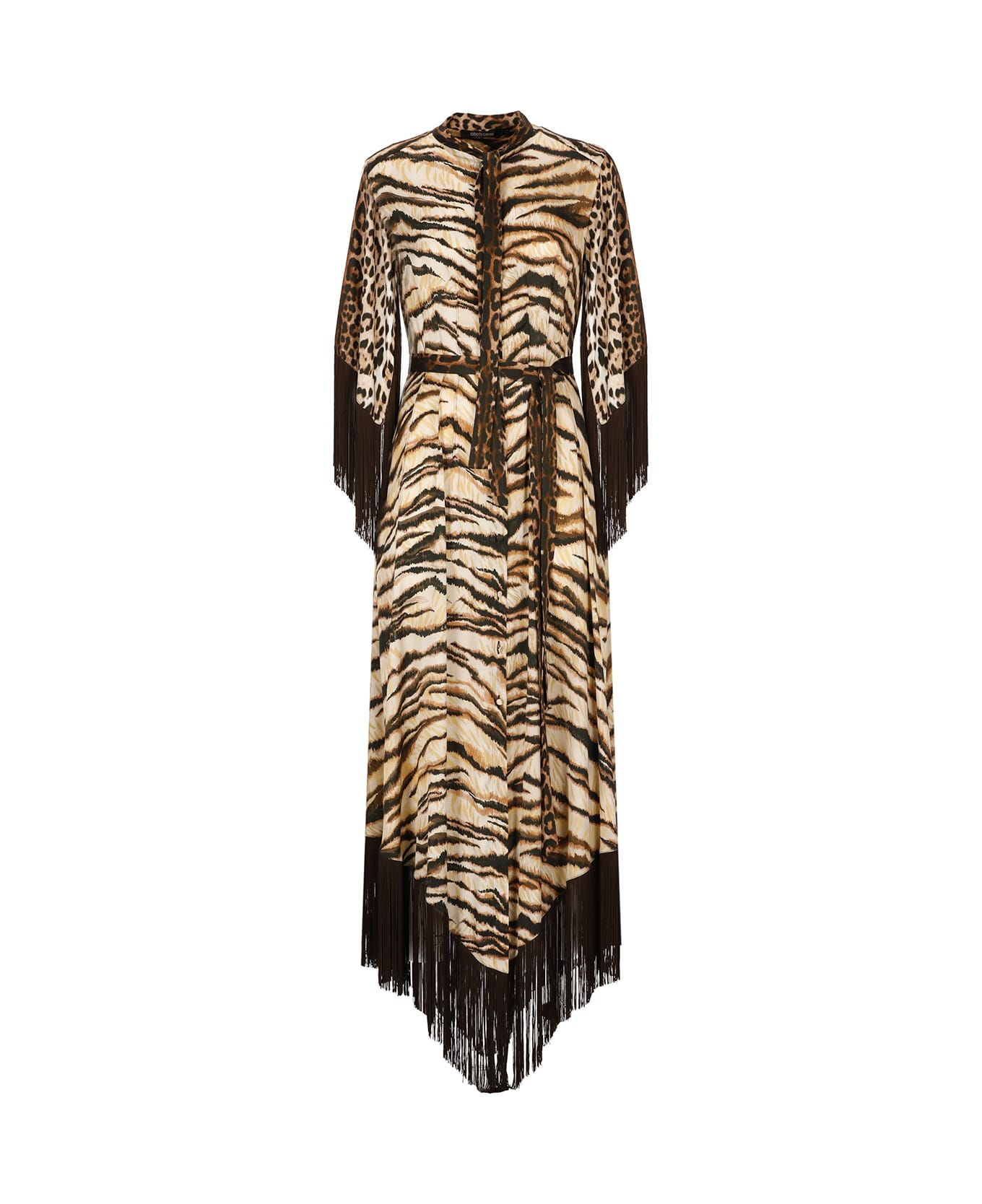 Roberto Cavalli Animalier Pattern Dress - MultiColour