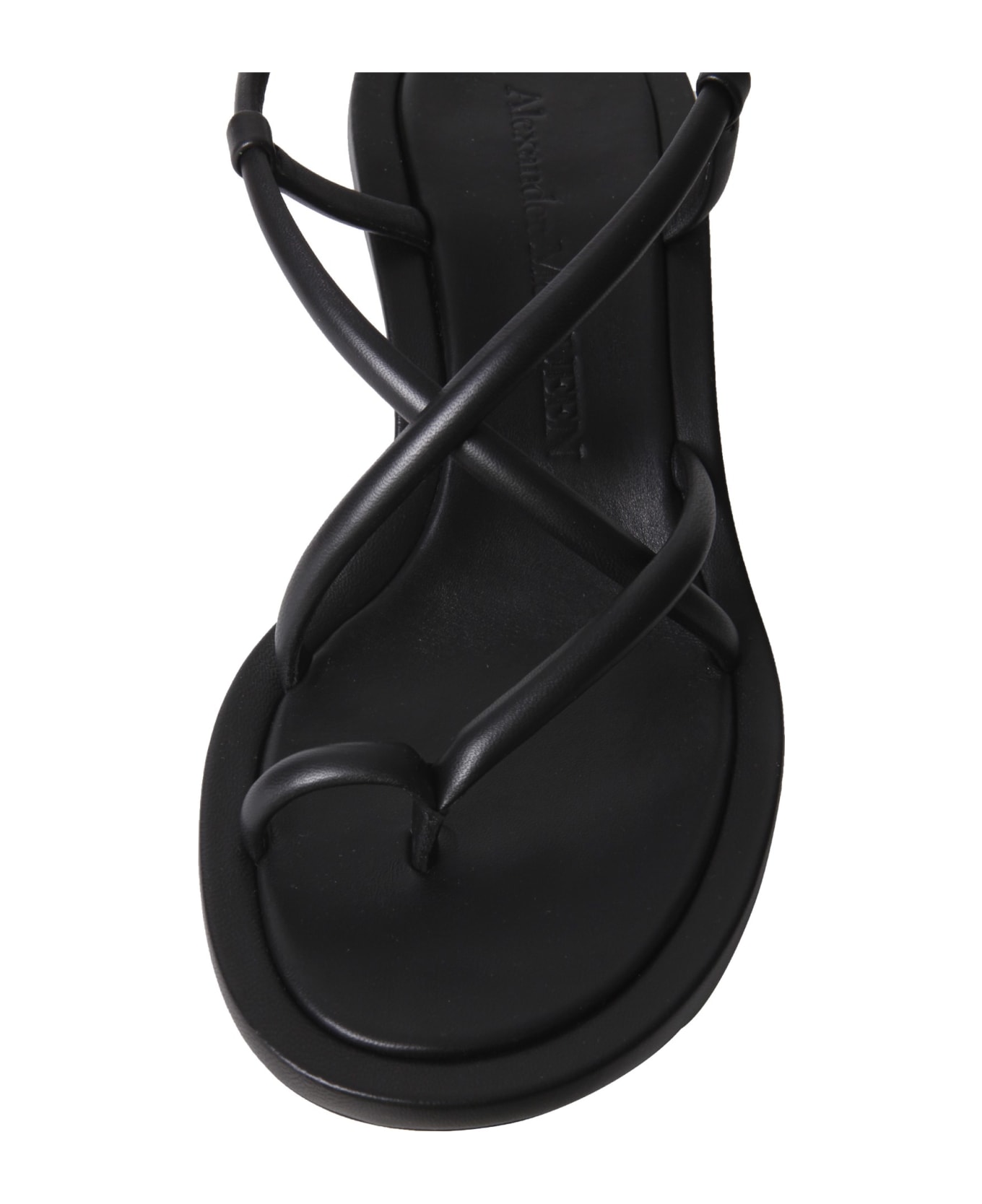 Alexander McQueen Sandals With Straps - Nero