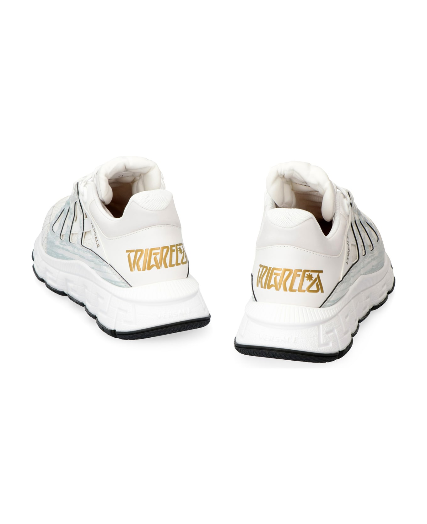 Versace Trigreca Chunky Sneakers - White