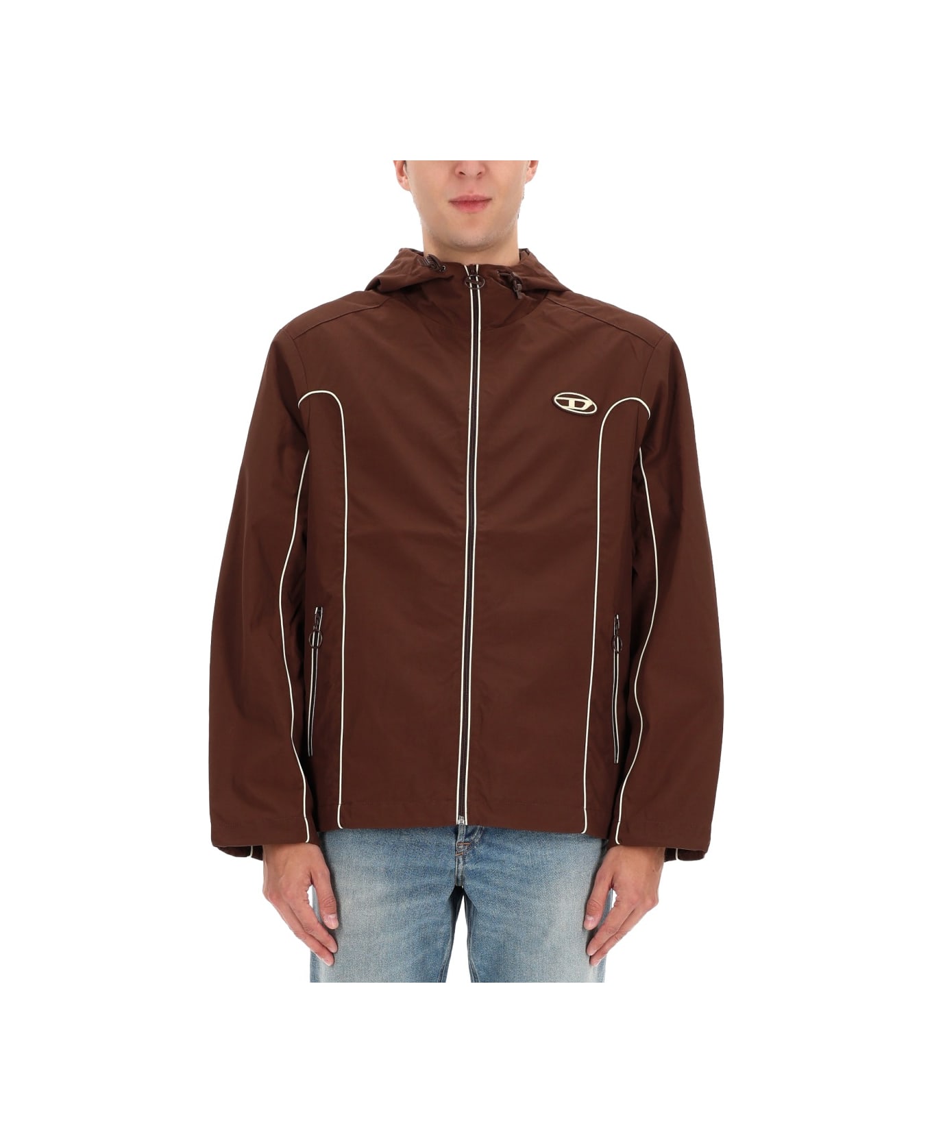 Diesel "j-hives" Jacket - BROWN