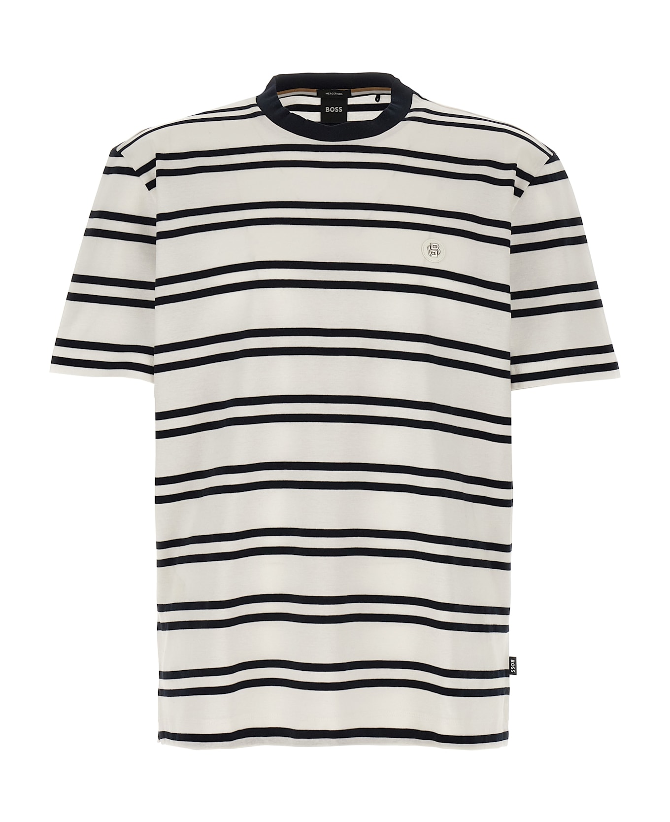 Hugo Boss 'taut 01' T-shirt - White/Black