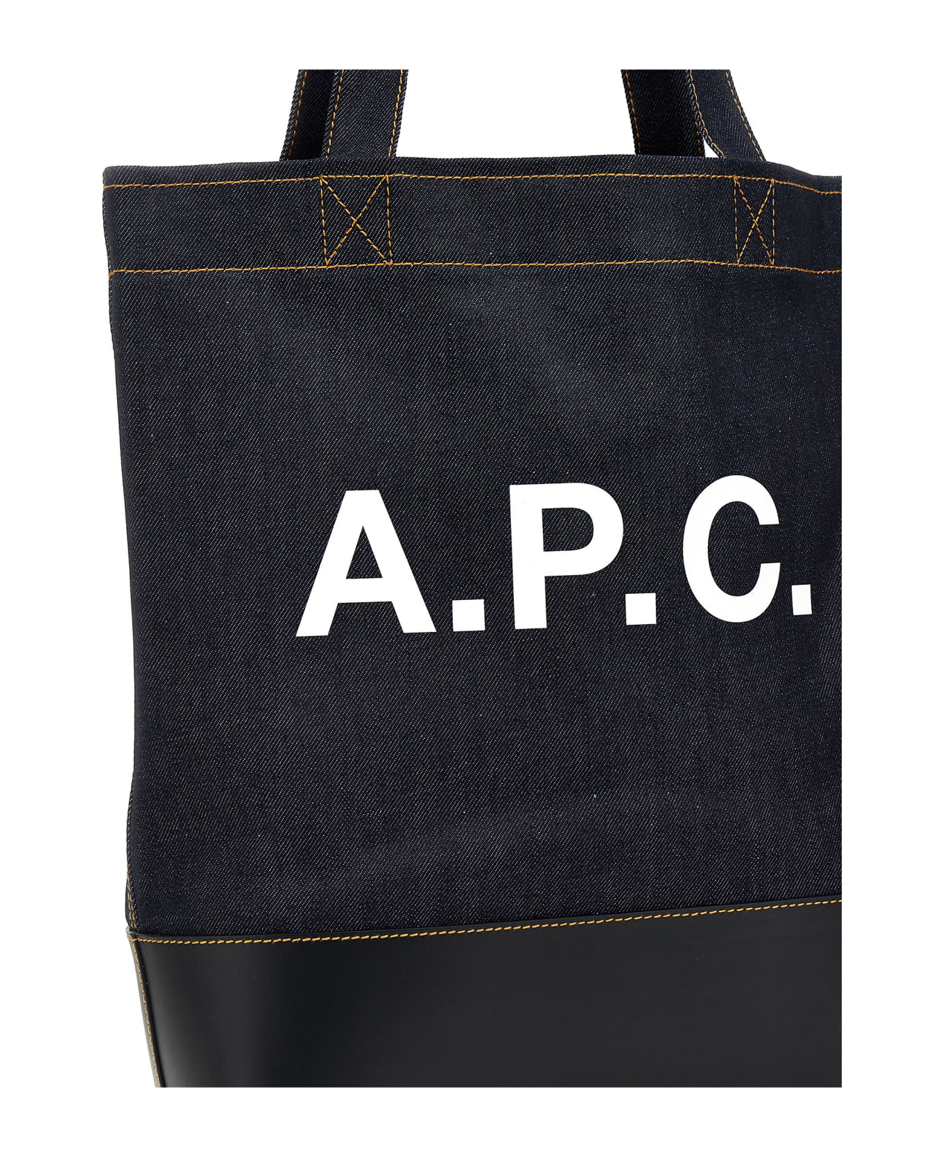 A.P.C. 'axel' Shopping Bag - Blue