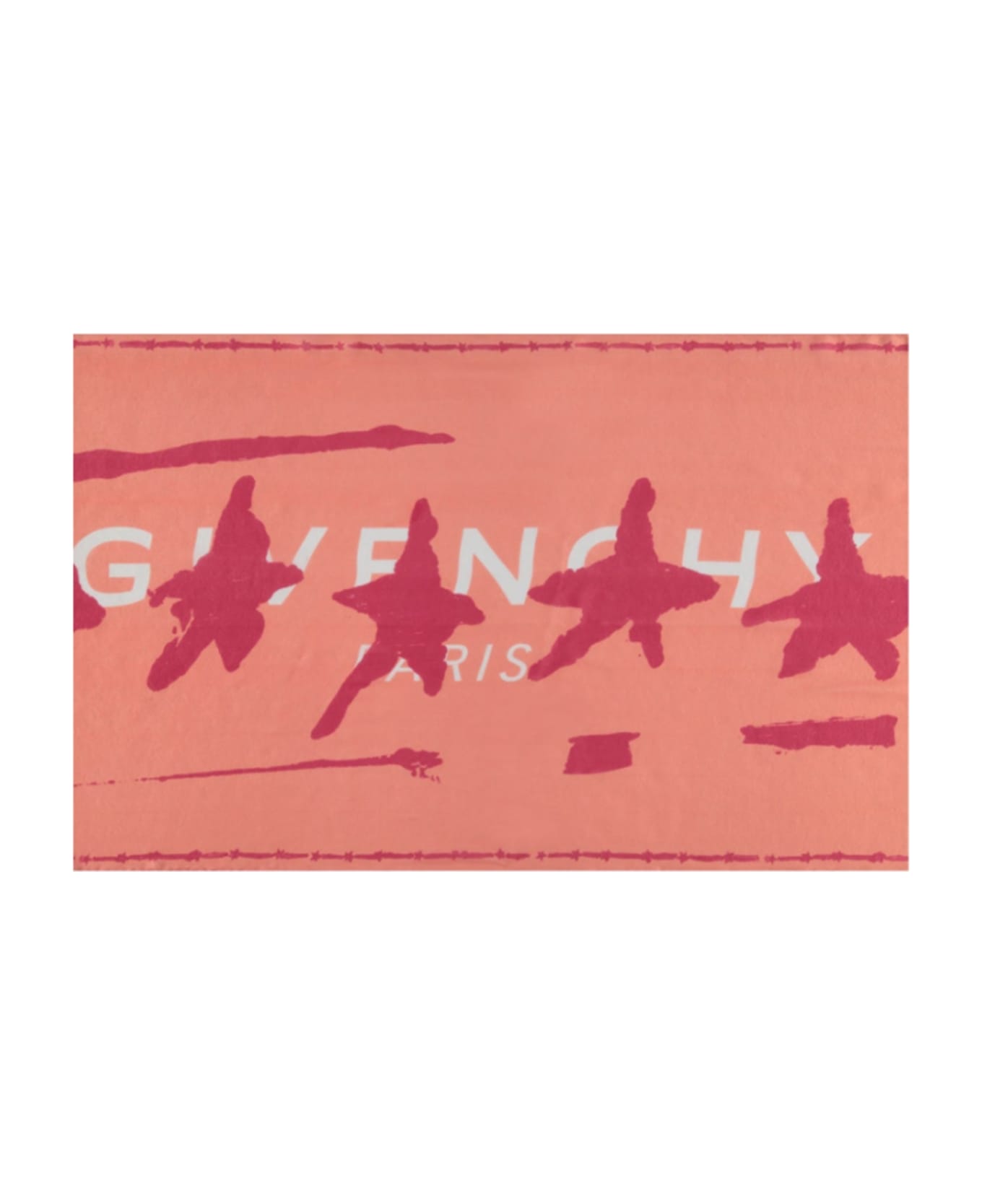 Givenchy Logo Scarf - Orange