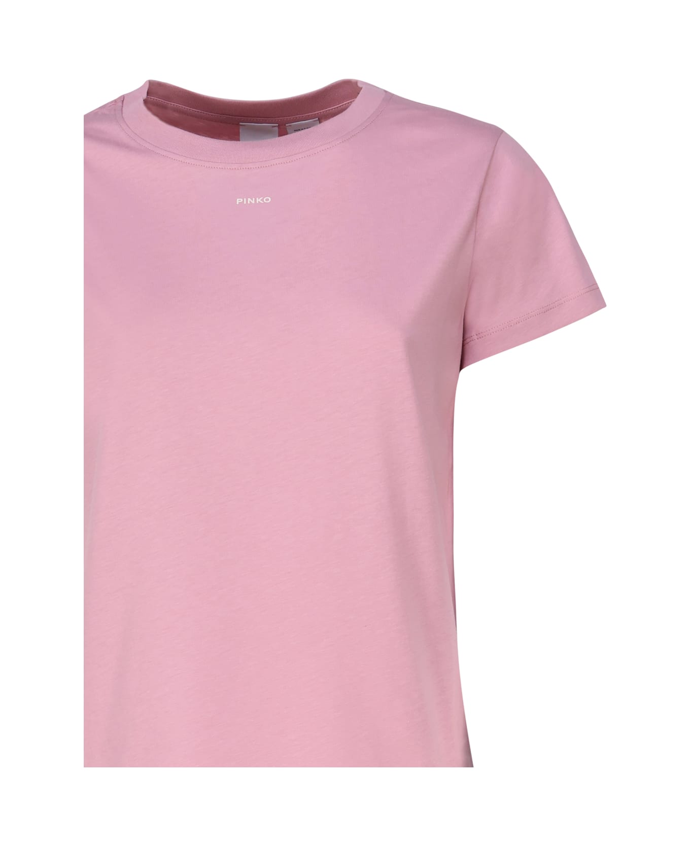 Pinko Mini Logo T-shirt - Rosa Tシャツ