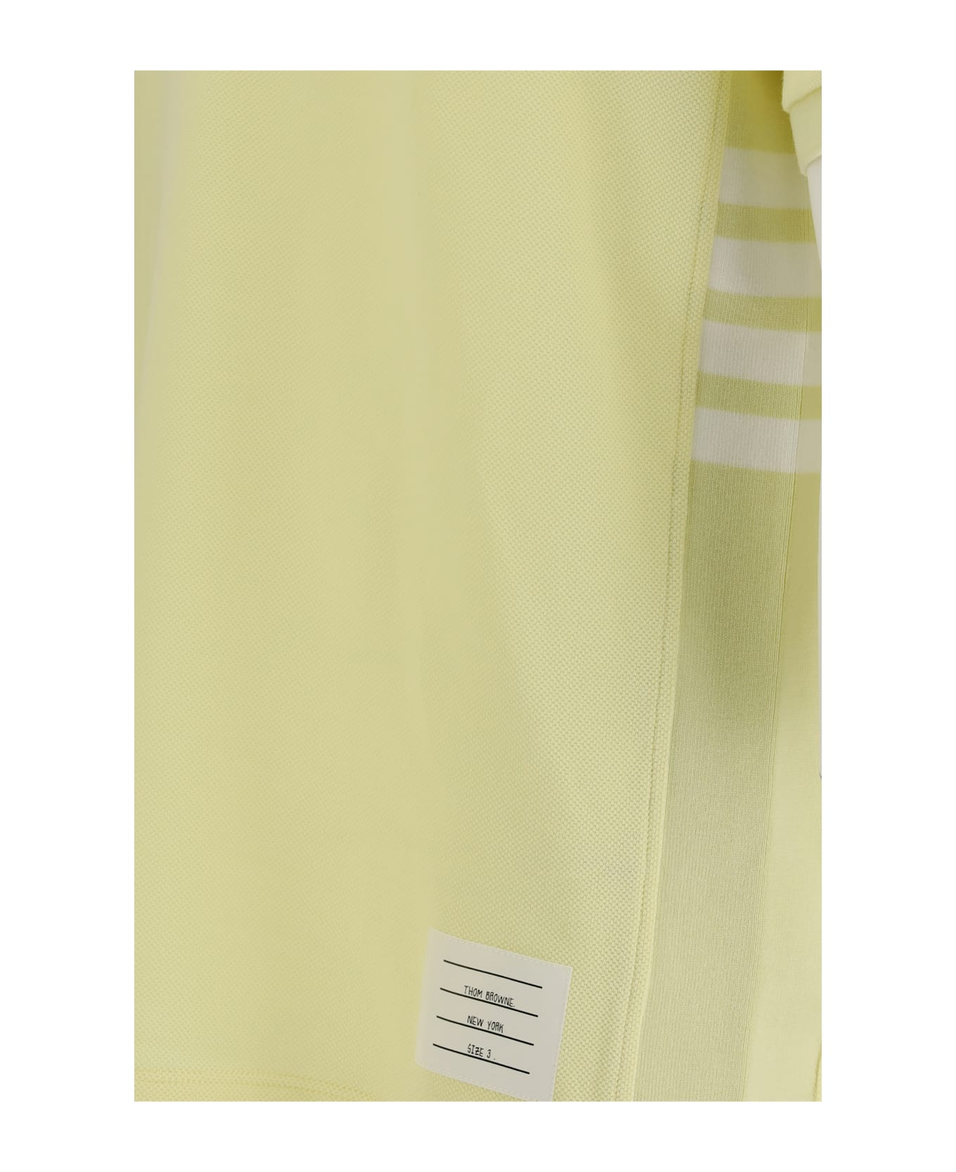 Thom Browne Polo Shirt Whit Iconic Bands