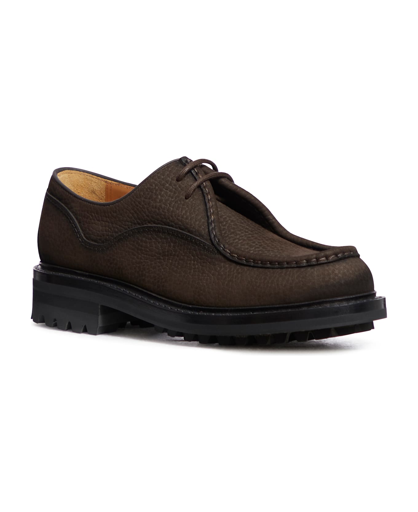 Church's Hammered Leather Lace-ups - Aev Ebony