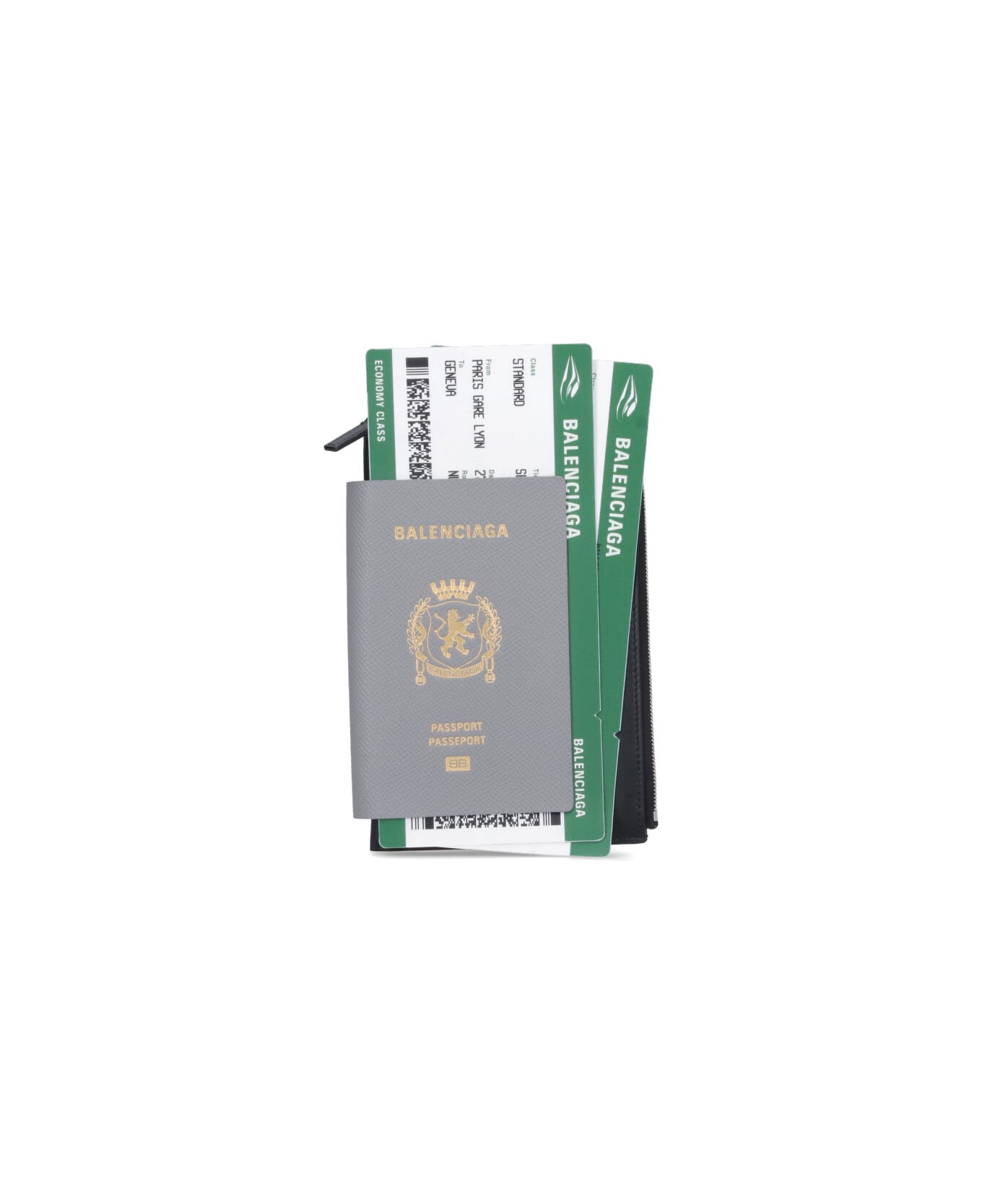 Balenciaga 'passport' Smartphone Holder - Gray