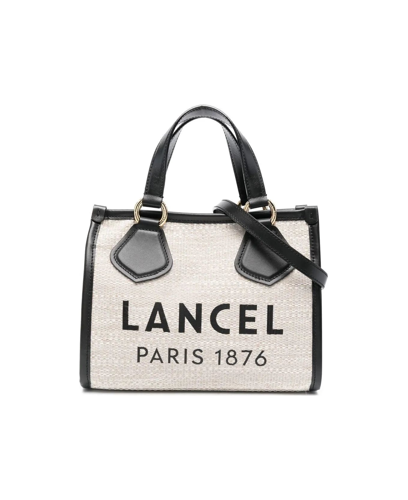 Lancel Summer Tote - L414301l Beach Bag - A Natural Blk