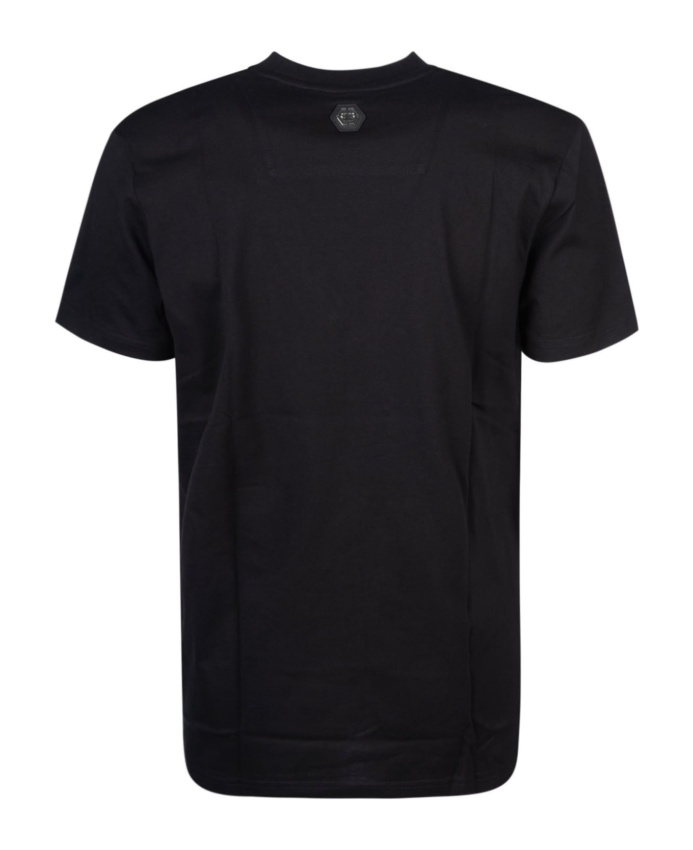 Philipp Plein Pp Glass Round Neck T-shirt - Black