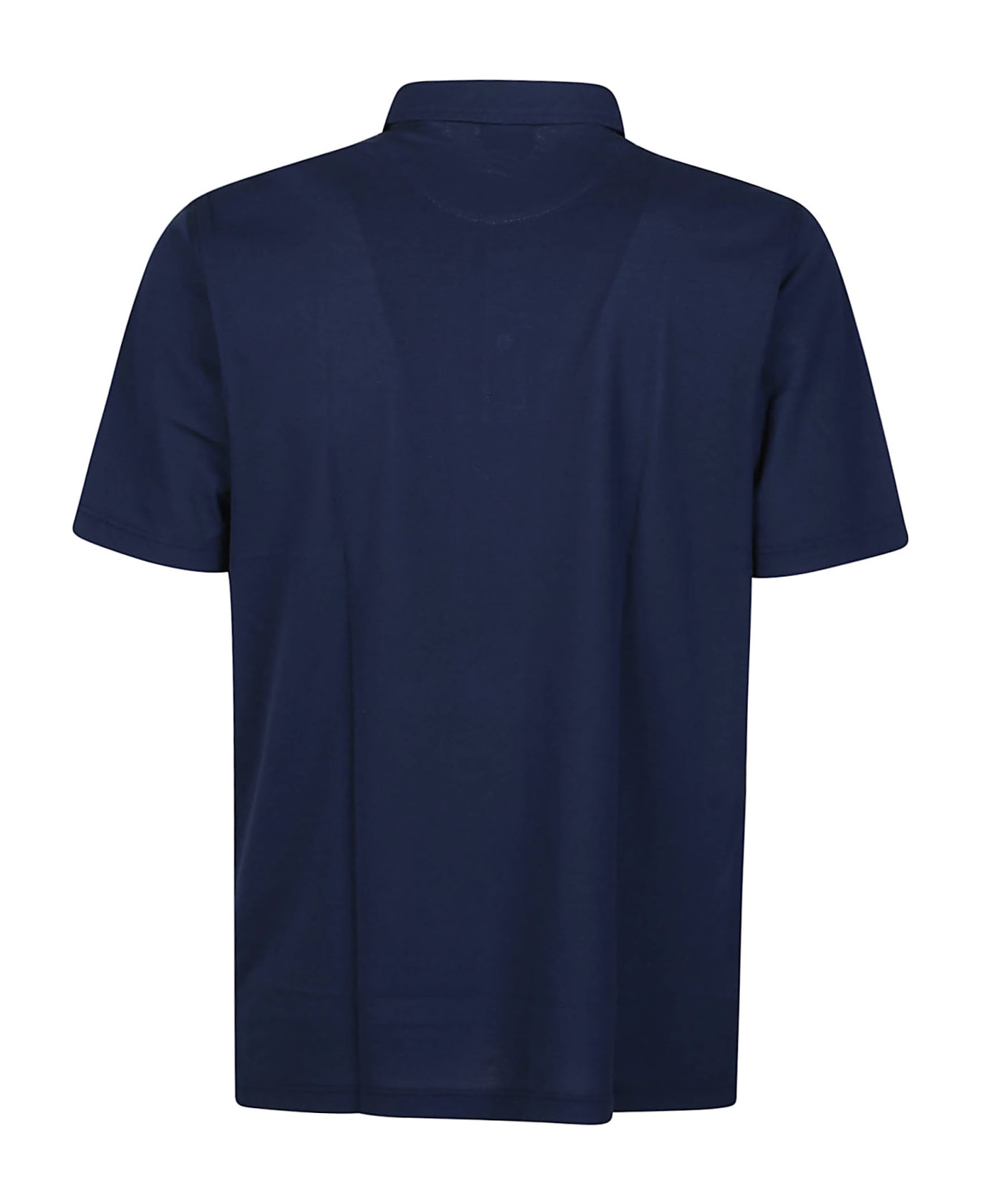 Barba Napoli Short Sleeve Polo Shirt - Blu ポロシャツ