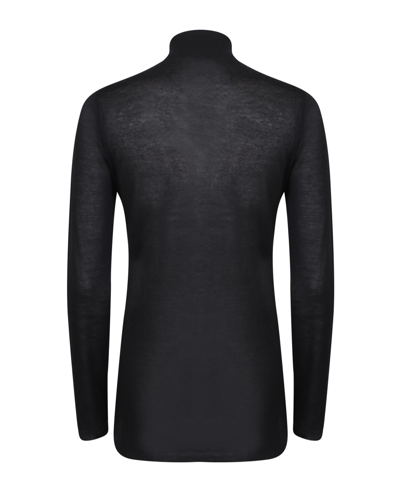 Fabiana Filippi High Neck Black Sweater - Black ニットウェア